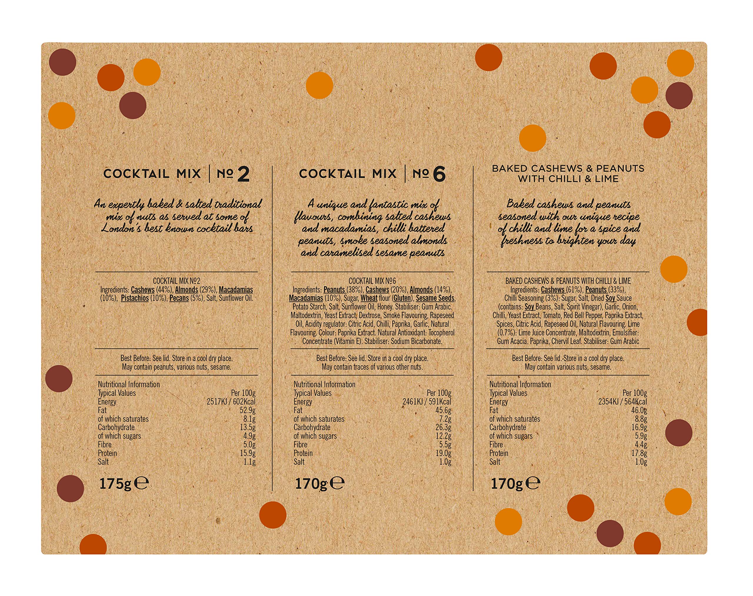 Cambrook - 3 Jar Gift Set of Gourmet Baked Nut Mixes, Great Taste Award Winning 4