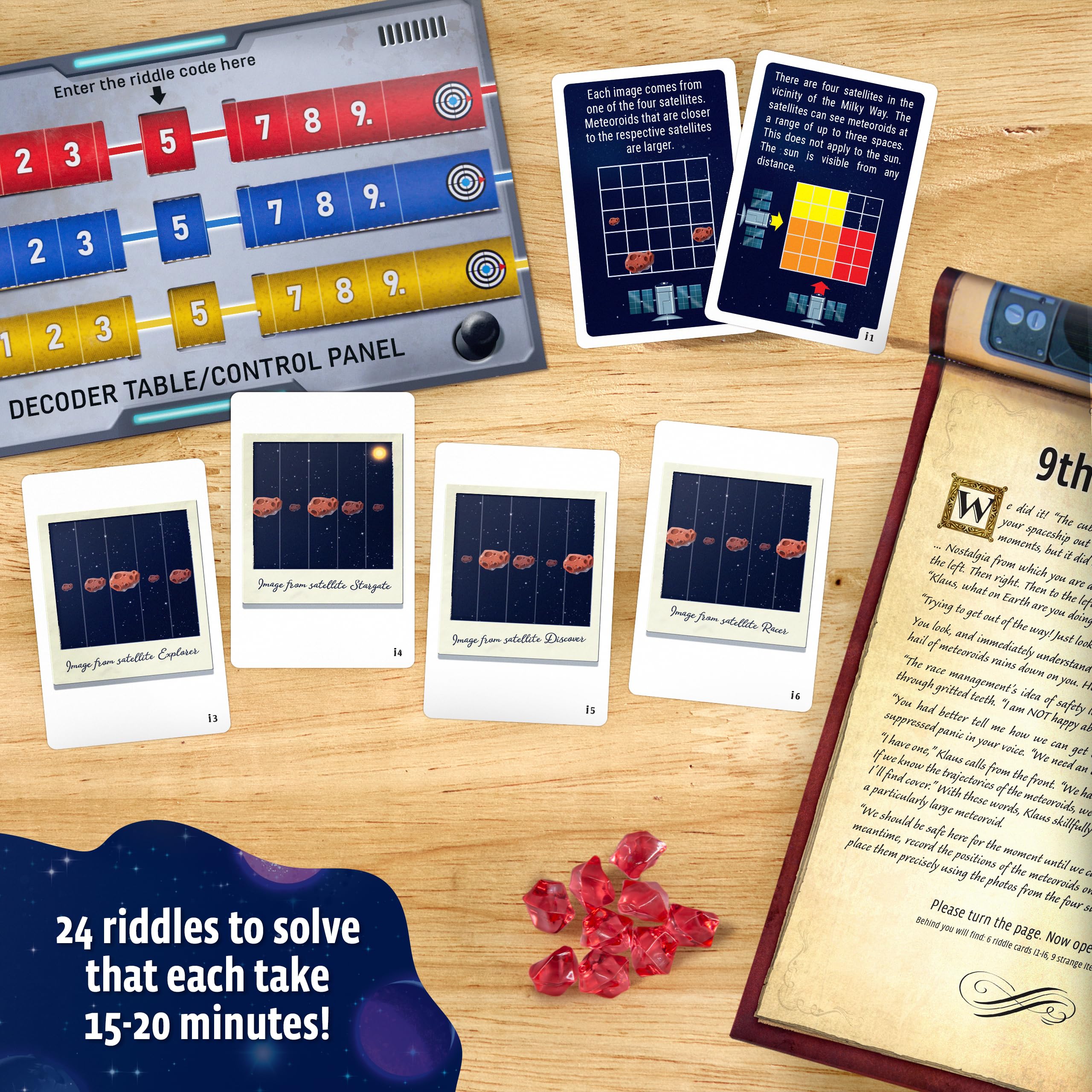 Thames & Kosmos EXIT: Intergalactic Race Advent Calendar - Sci-Fi Escape Room Puzzle Game 3