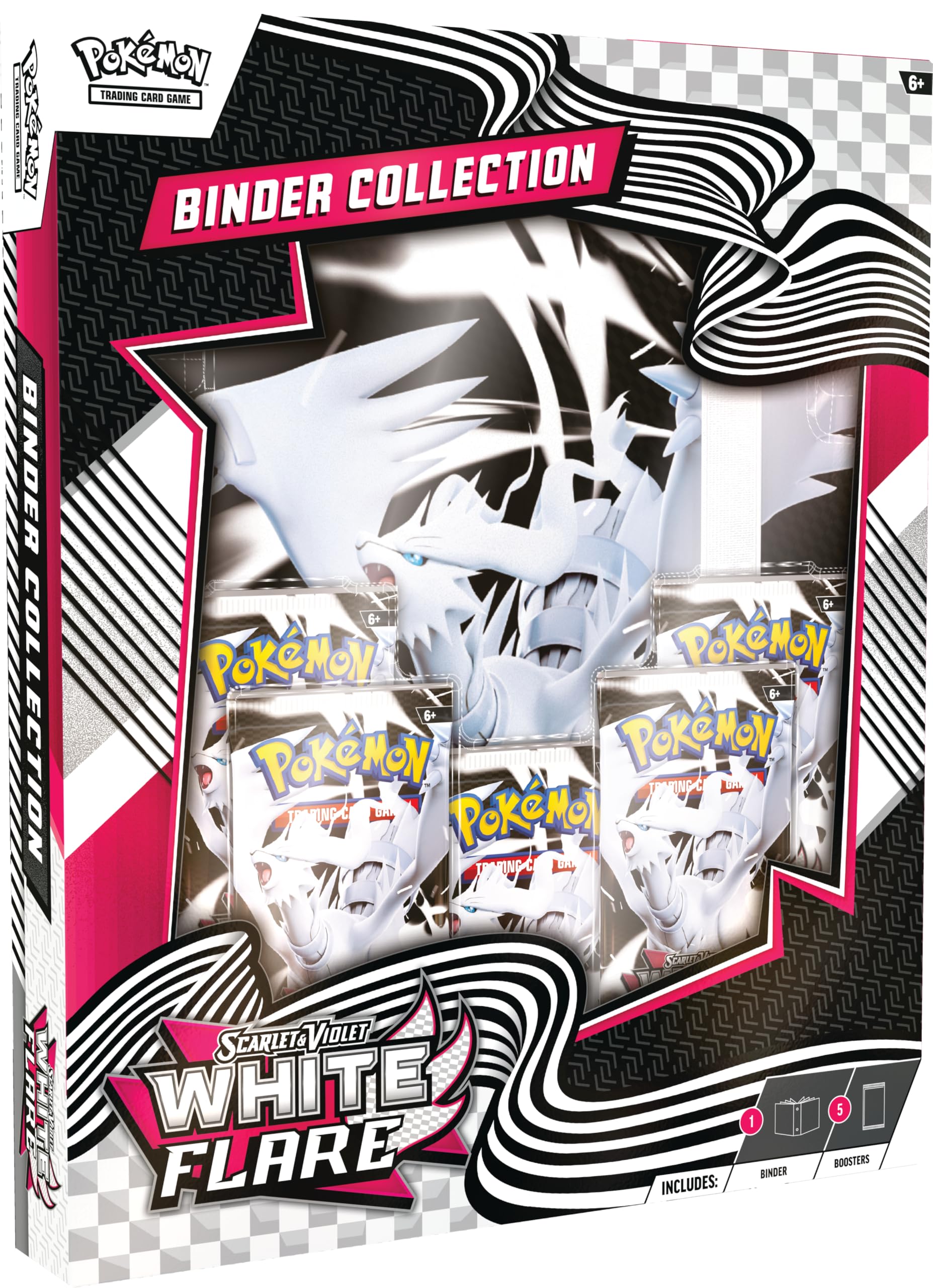 Pokémon TCG: Scarlet & Violet—White Flare Binder Collection with Reshiram Art 1