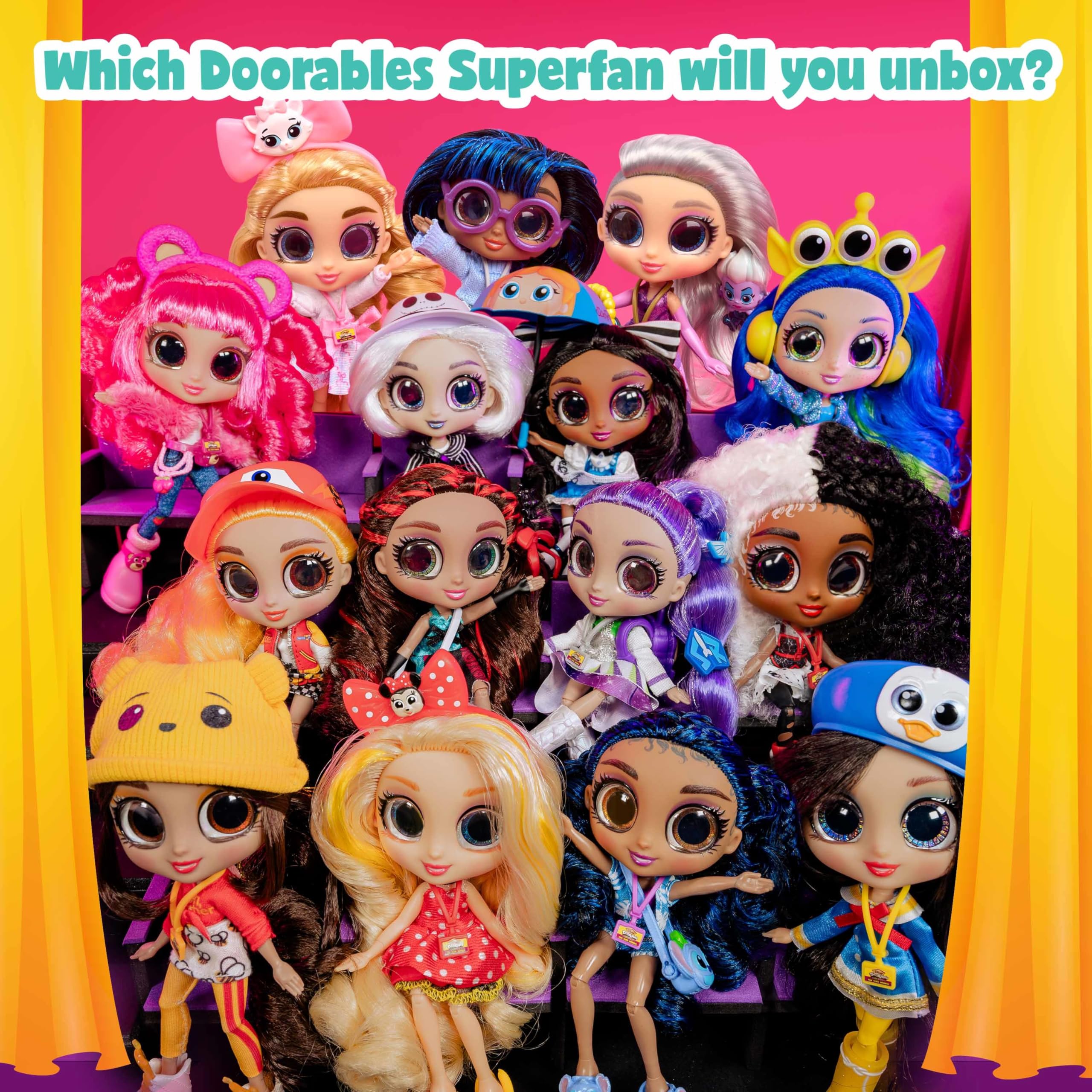 Disney Doorables ADOORBS Dolls - Collectible Fashion Playset for Kids Ages 5-12 5