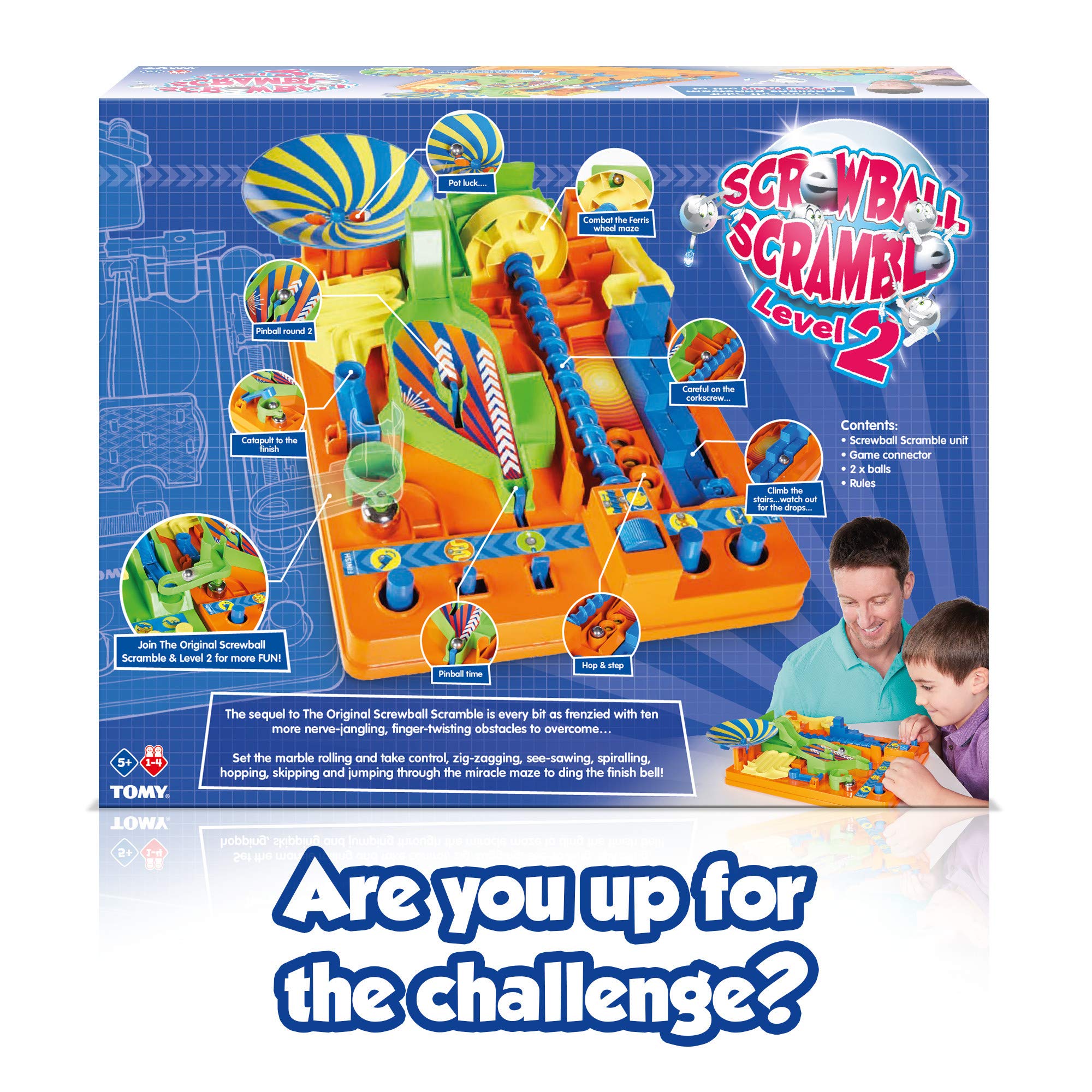 TOMY Screwball Scramble Level 2 Action Board Game for Kids 11