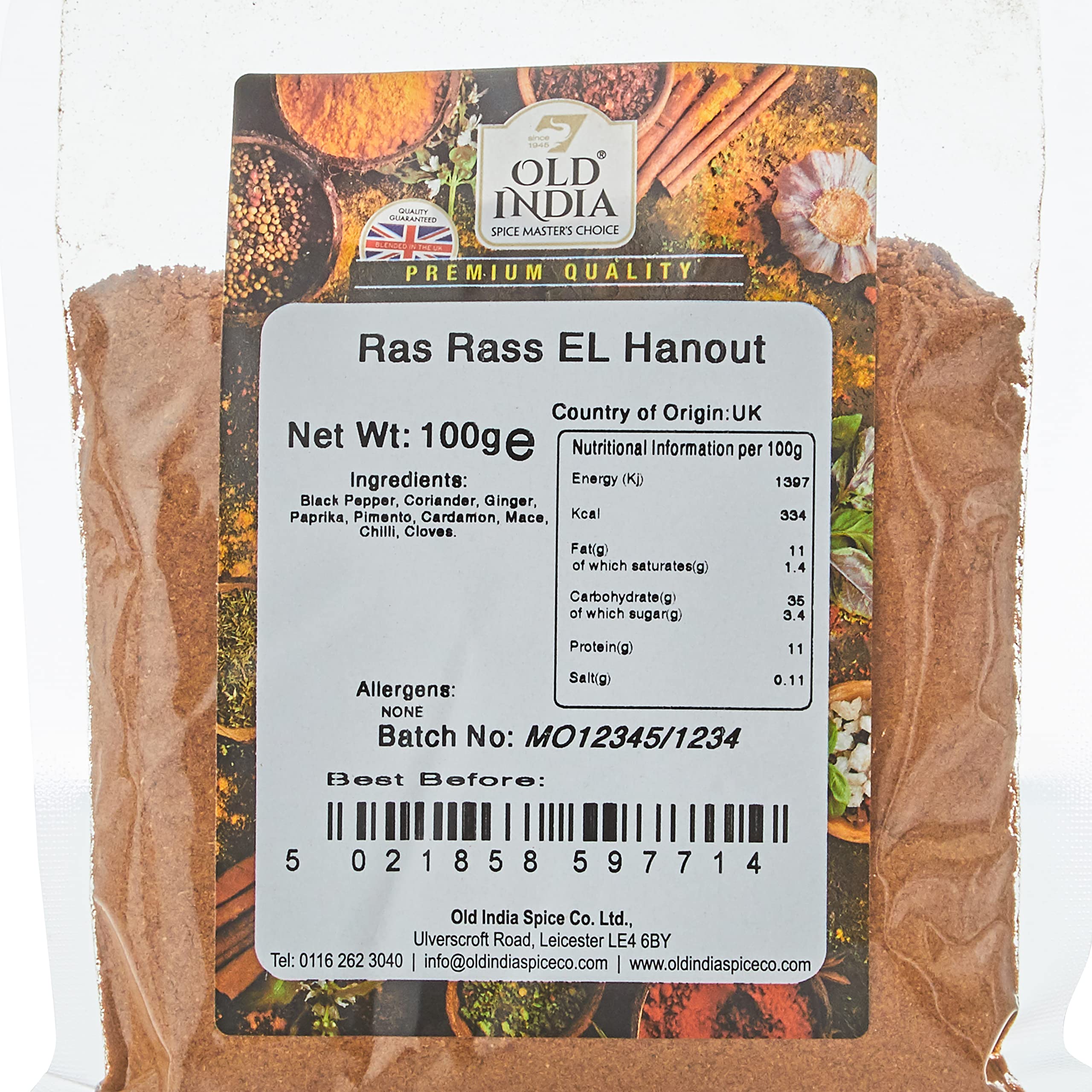Old India Ras El Hanout 100g