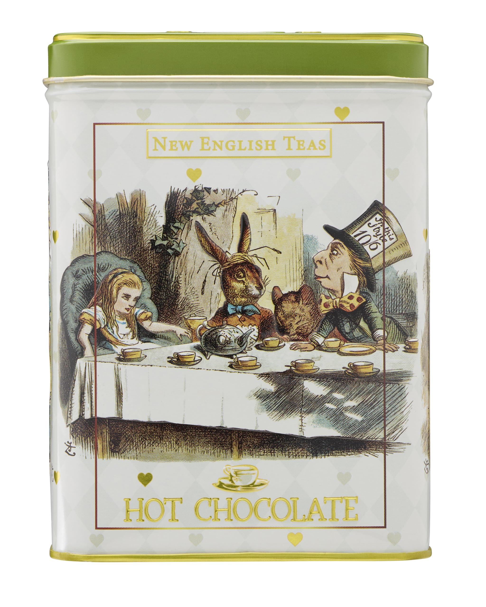 New English Teas Alice in Wonderland Hot Chocolate Tin - Rich Powder Mix | 250g