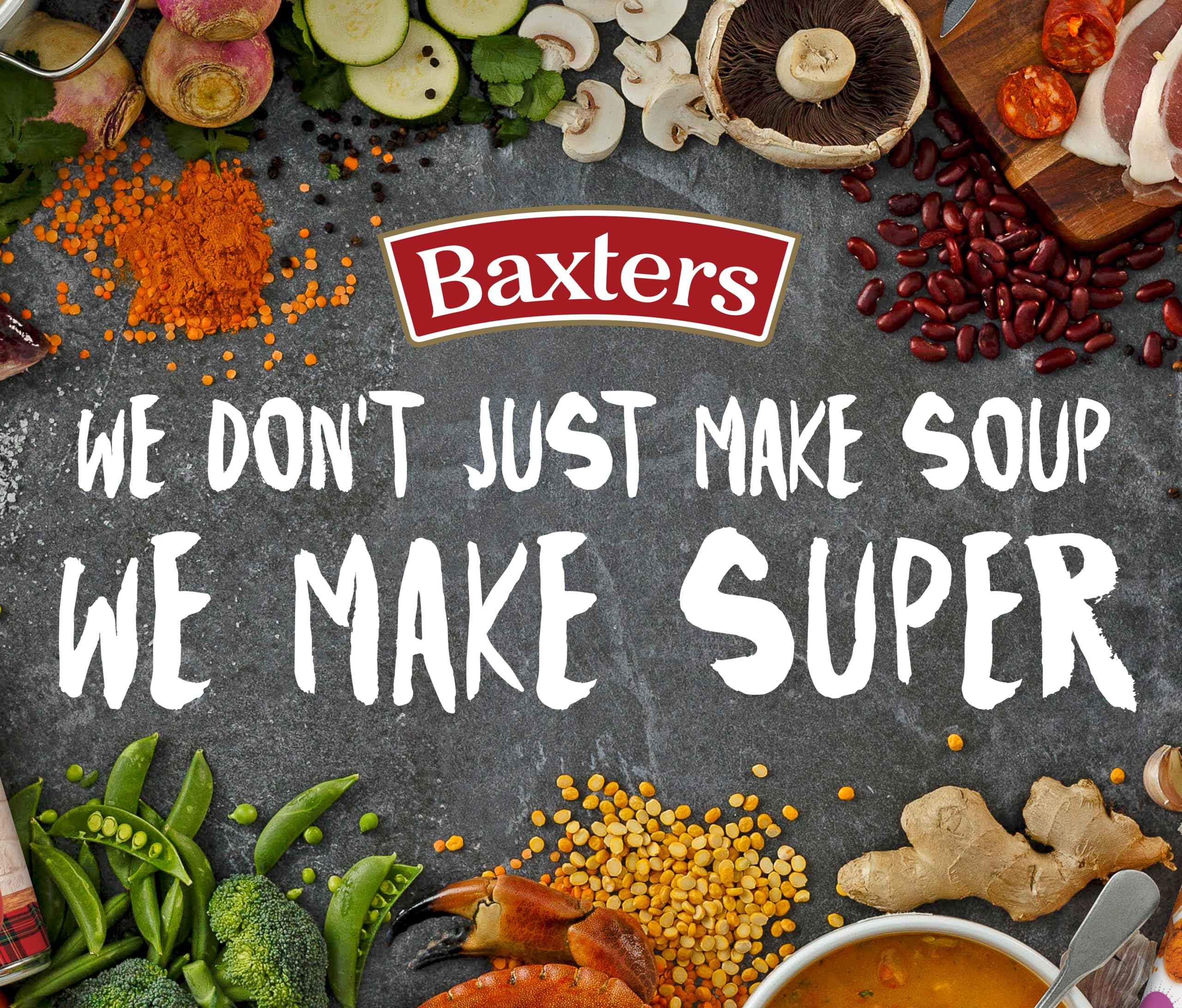 Baxters Super Good Root Vegetables & Turmeric Soup - Low Fat, Gluten Free | 400g