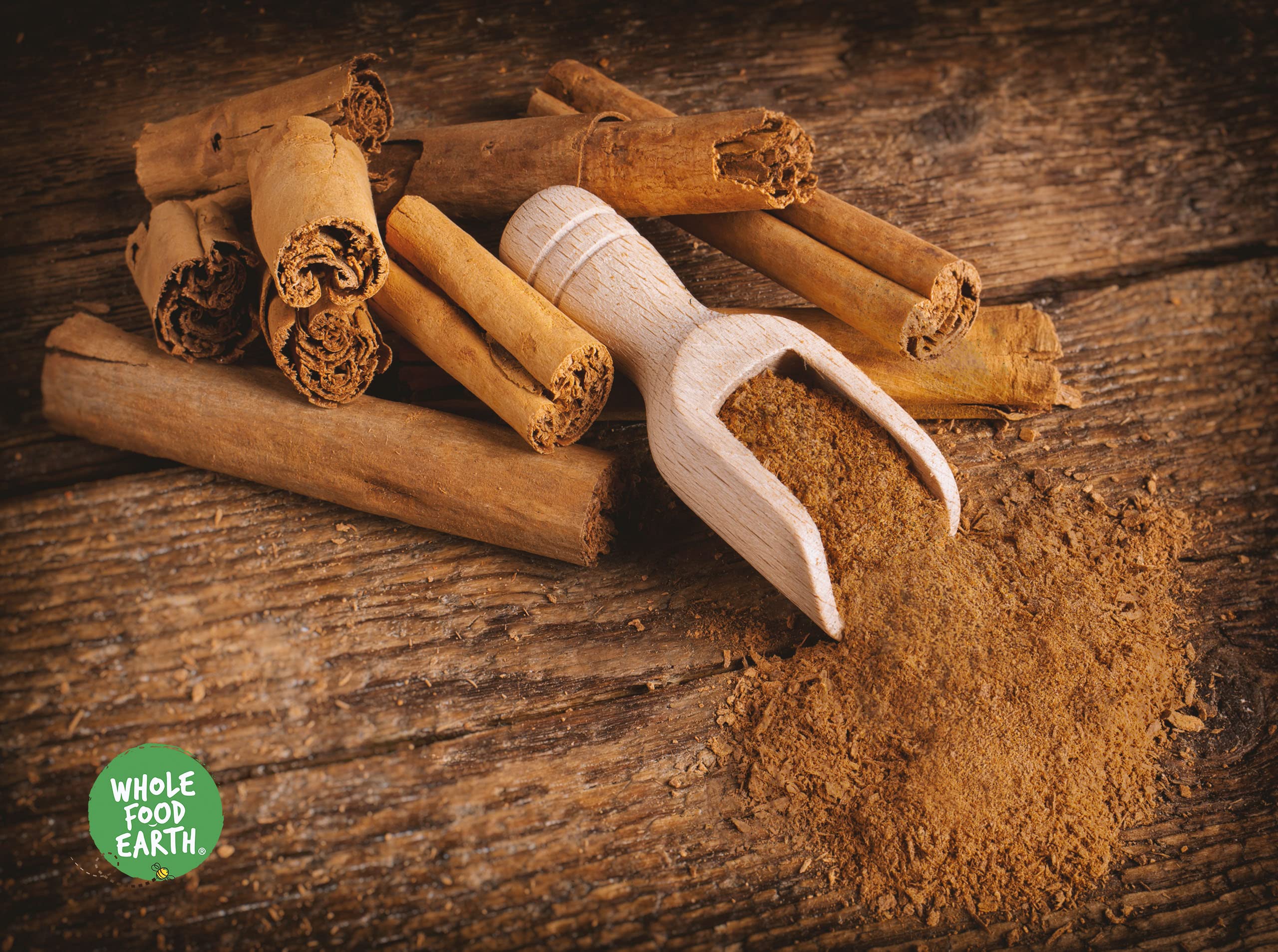 Wholefood Earth Organic Ceylon Cinnamon Powder (True) 125g Raw from Sri Lanka 6