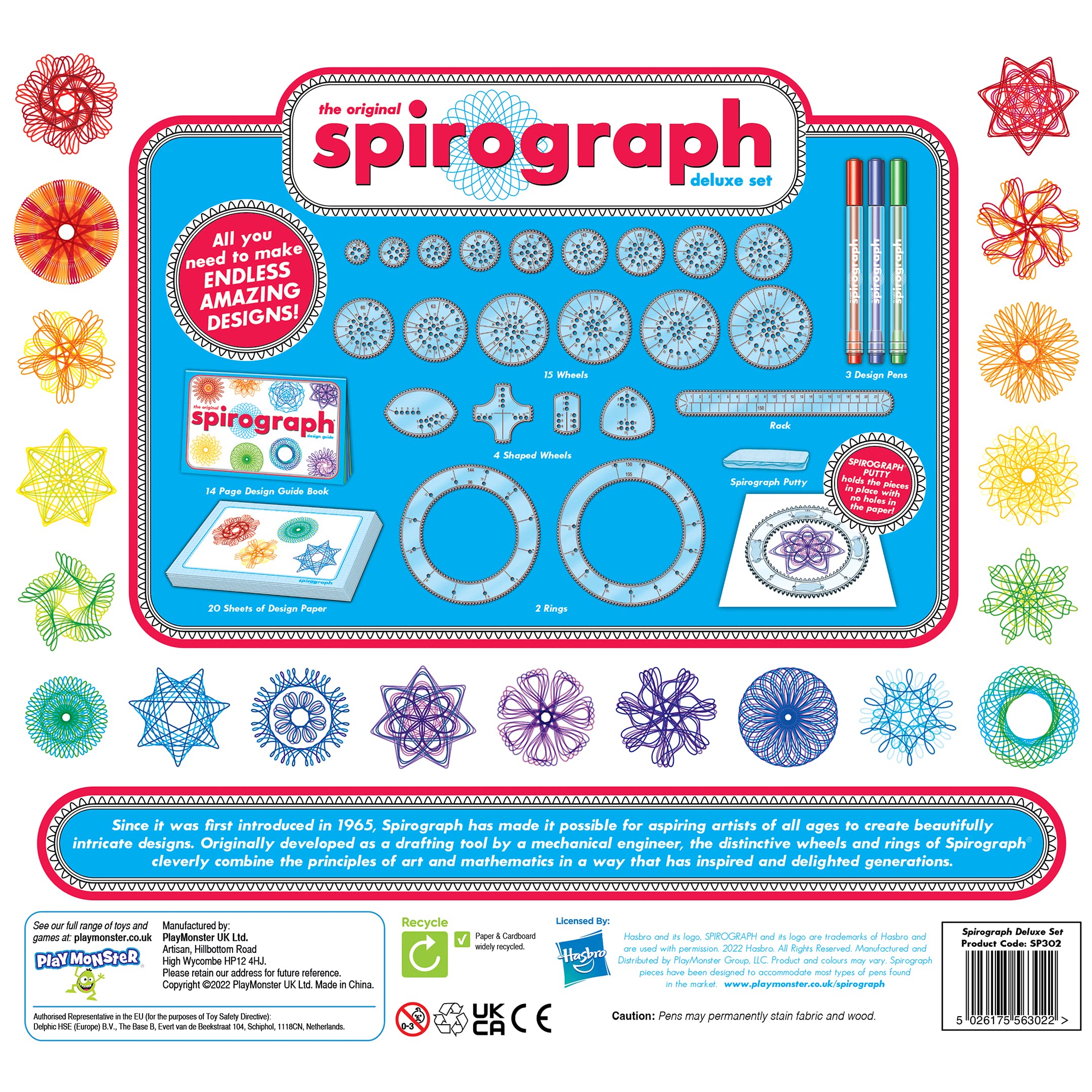 Spirograph Deluxe Set - Art & Design Toy for Kids 8+ 6