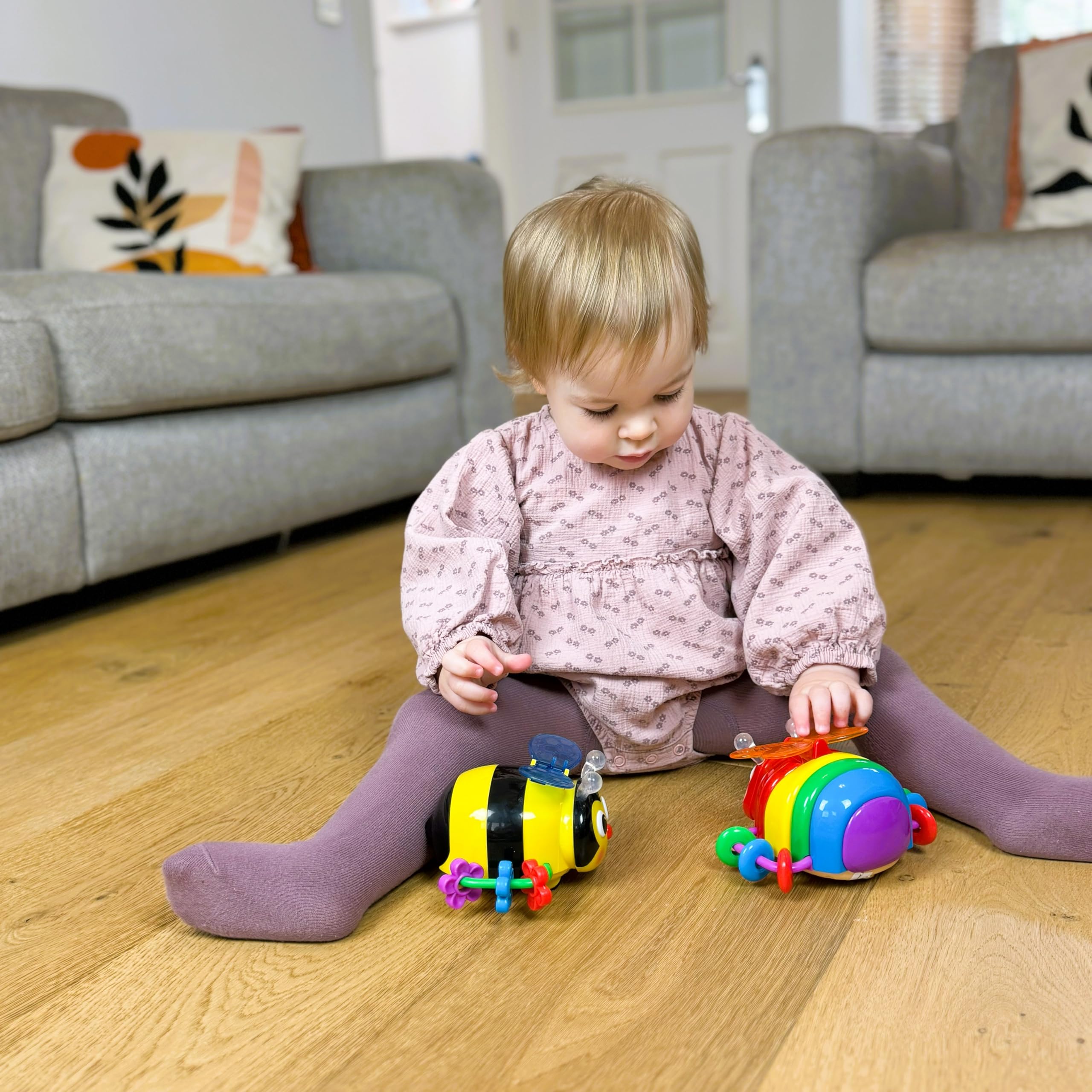 The Learning Journey Crawl About Bee - Interactive Light-Up Toy with Music for 6+ Months