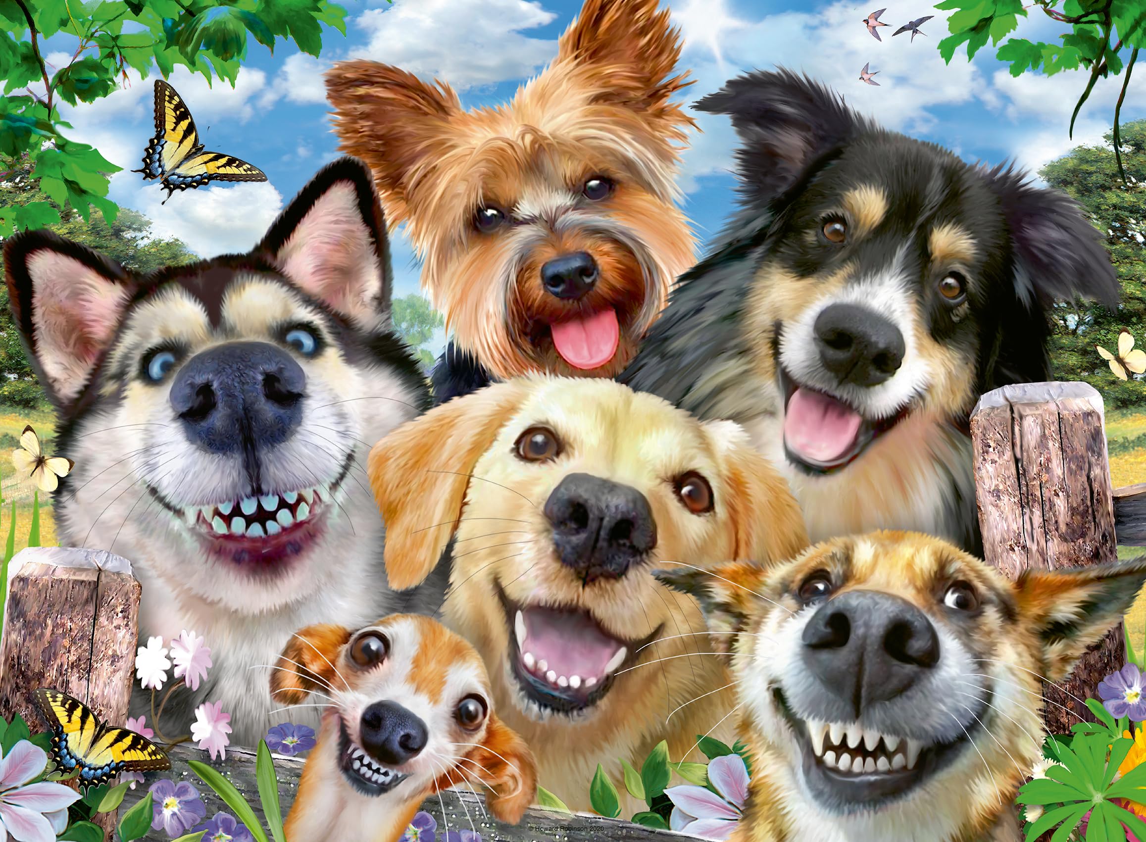 Ravensburger Selfies Dogs Delight 500-Piece Jigsaw Puzzle 1