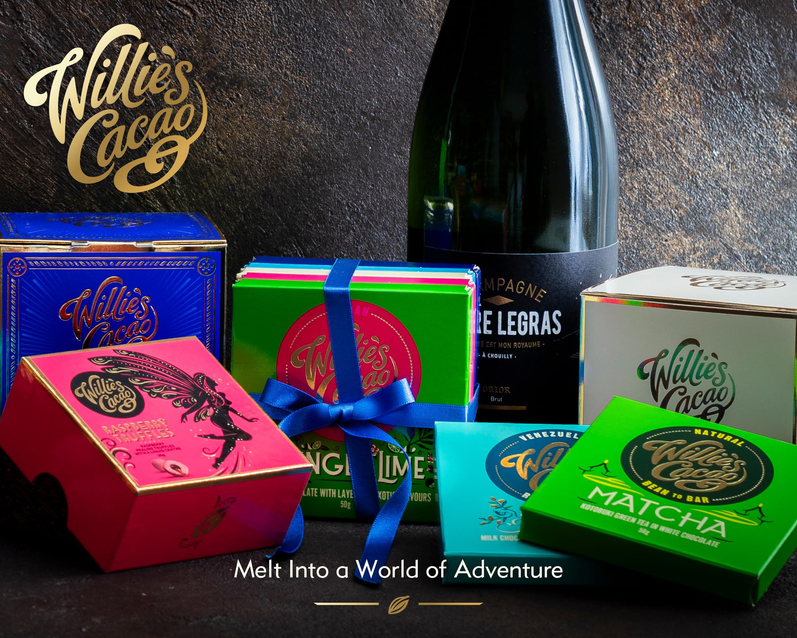 Willie's Cacao - Milk of the Gods 44% Milk Chocolate Bar 26g x 30 3