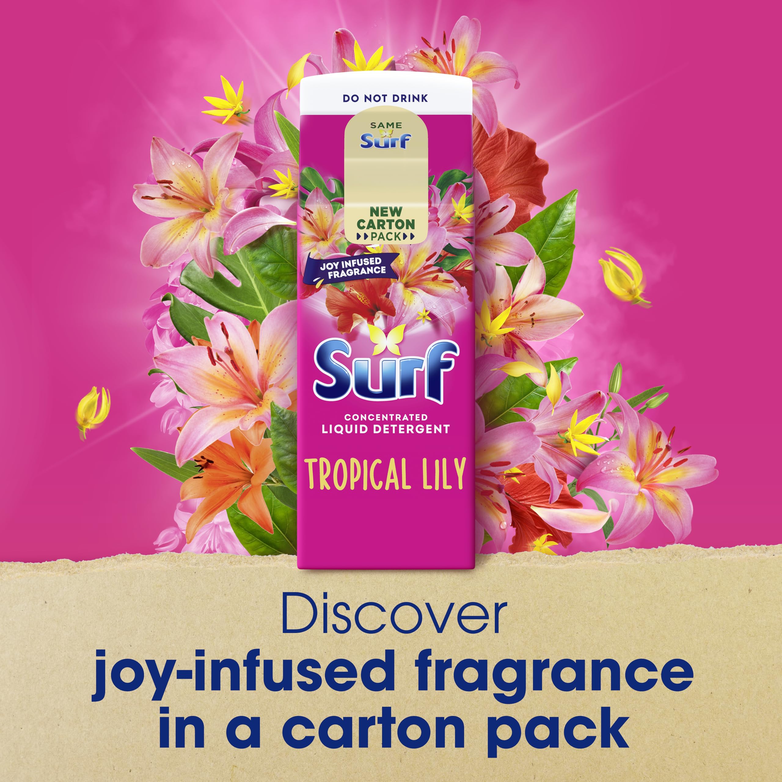 Surf Tropical Lily Laundry Washing Liquid Detergent (648 ml) 4