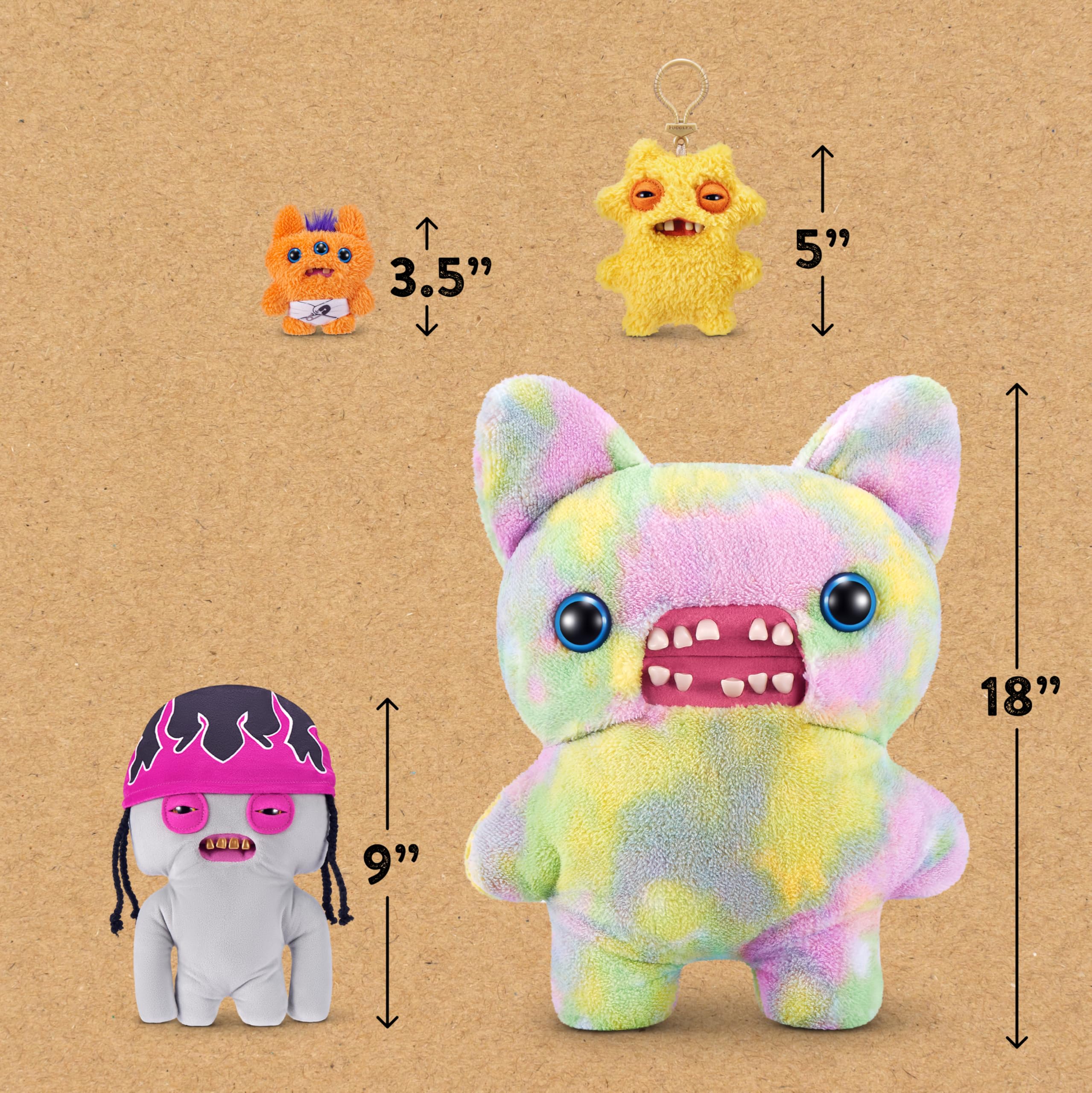 Fuggler Fugg Life Squidge 9-Inch Plush Toy with Human Teeth | Polyester | Unisex 7