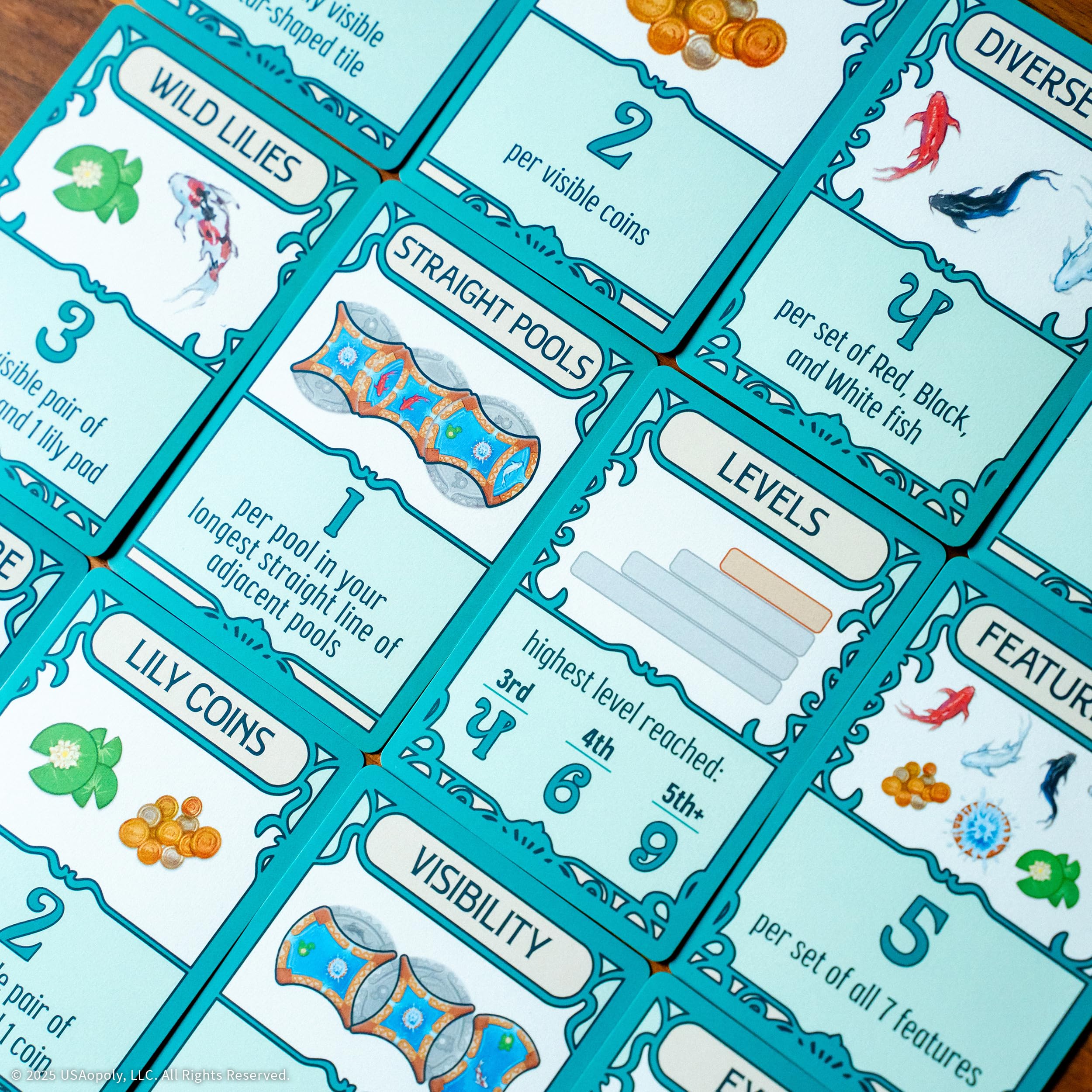 USAopoly Fountains Board Game 7
