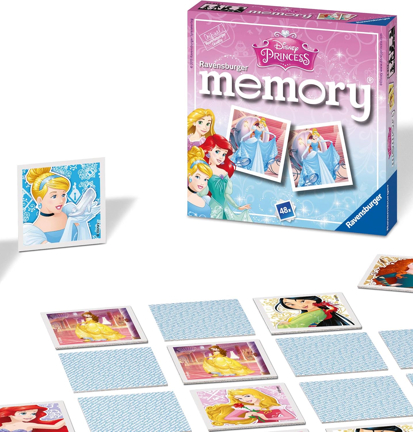 Ravensburger Disney Princess Mini Memory Matching Card Game 1