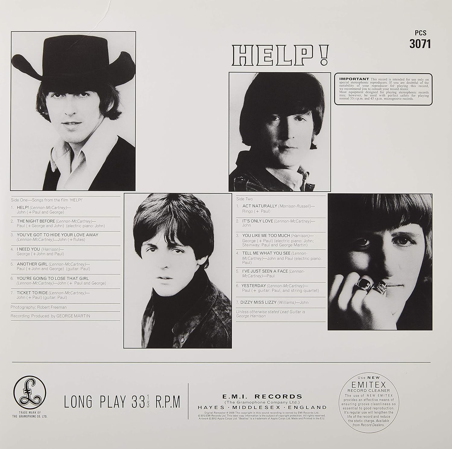 Help! (1965) - Soundtrack Album [CD] 6