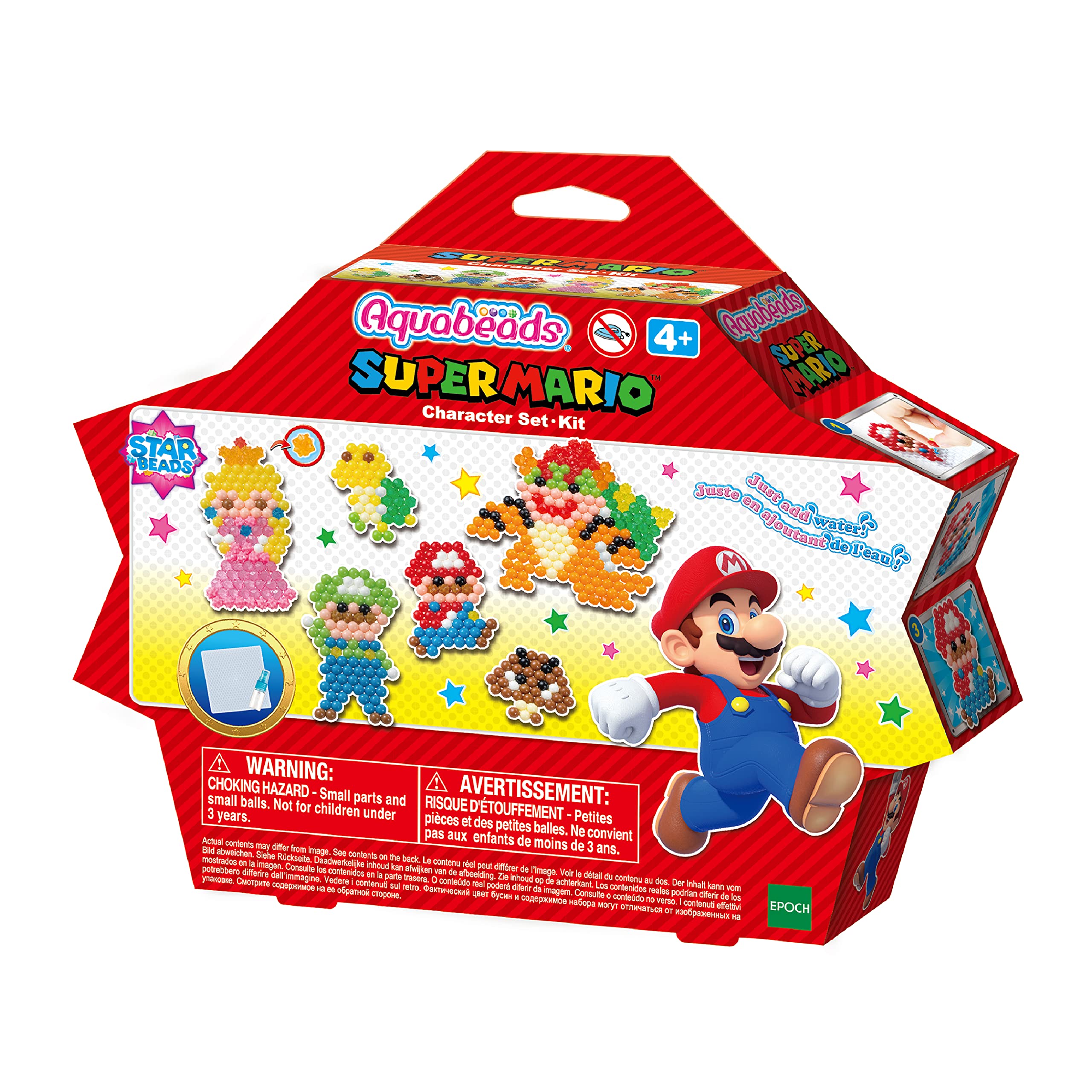 Aquabeads Super Mario Character Set - Arts & Crafts Bead Kit for Kids 4+ 1