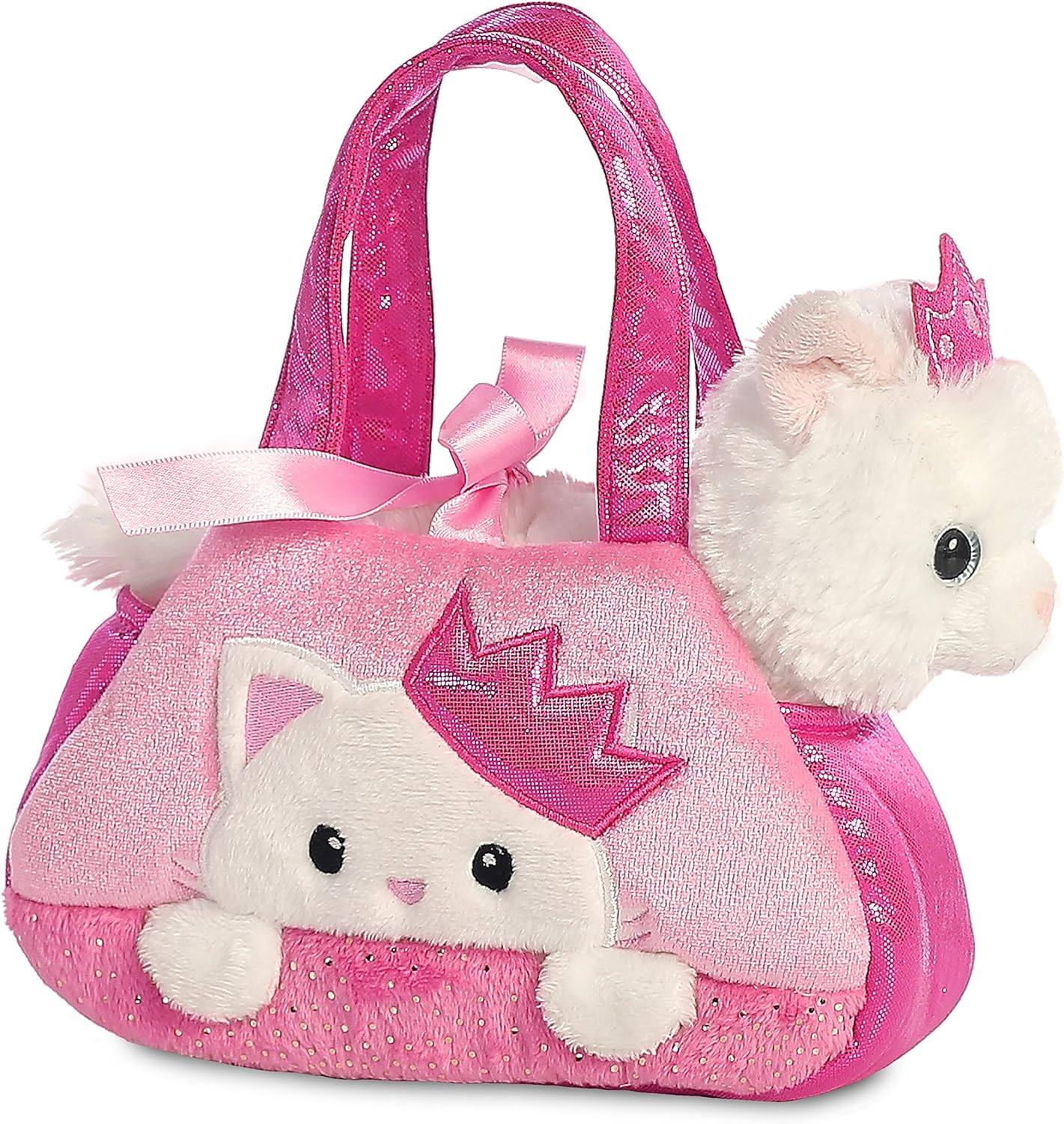 Aurora Fancy Pal Peek-A-Boo Princess Kitty - Soft Toy with Pet Carrier Bag