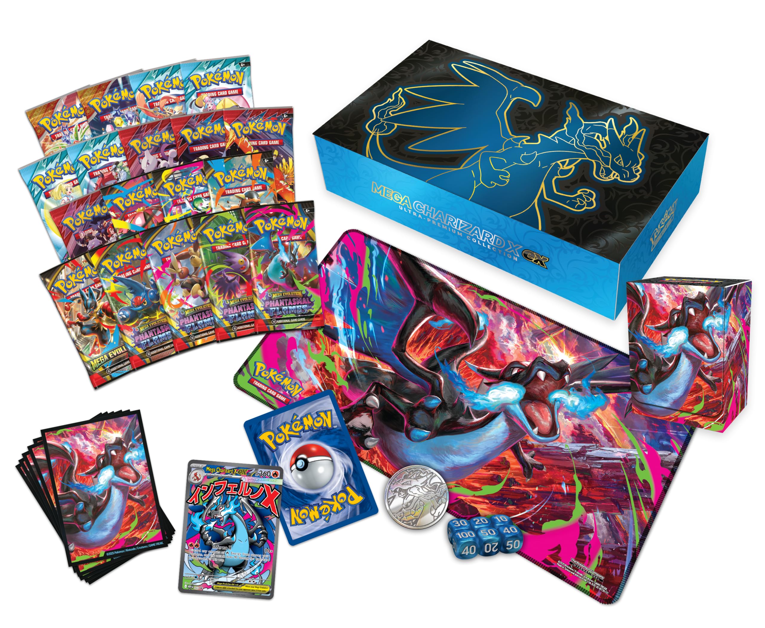 Pokémon TCG: Mega Charizard X ex Ultra-Premium Collection 6