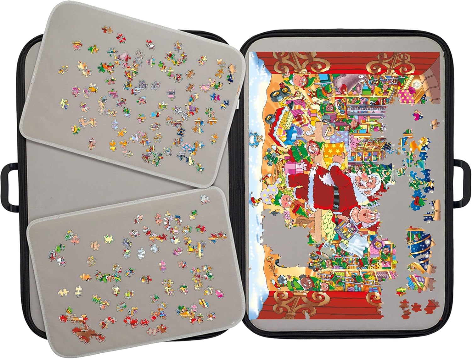 PortaPuzzle Deluxe - 1000-Piece Jigsaw Puzzle Storage & Transport Case for Puzzles up to 73x51 cm 2