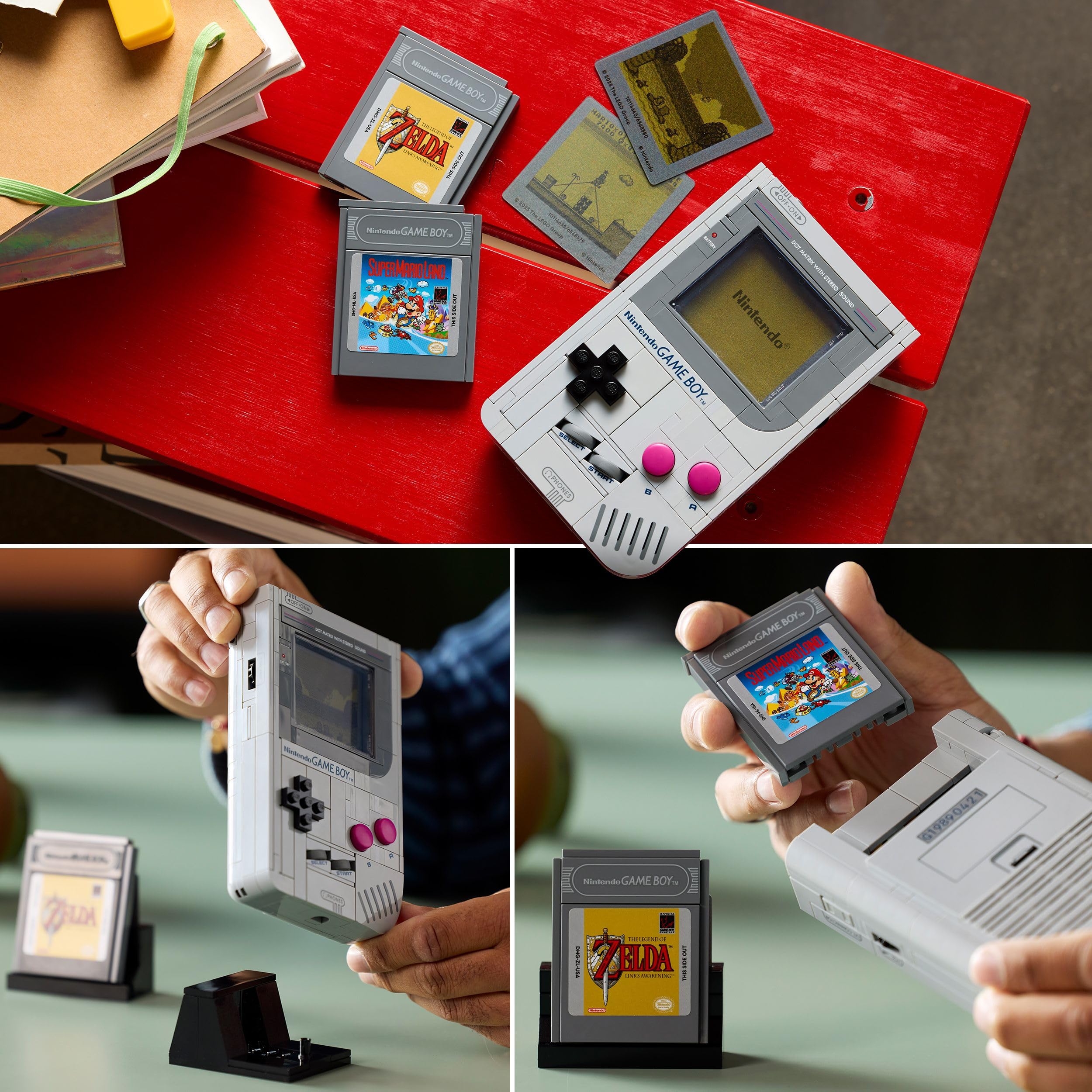 LEGO Super Mario Game Boy Building Set 72046 - Nintendo Display Model for Adults 6