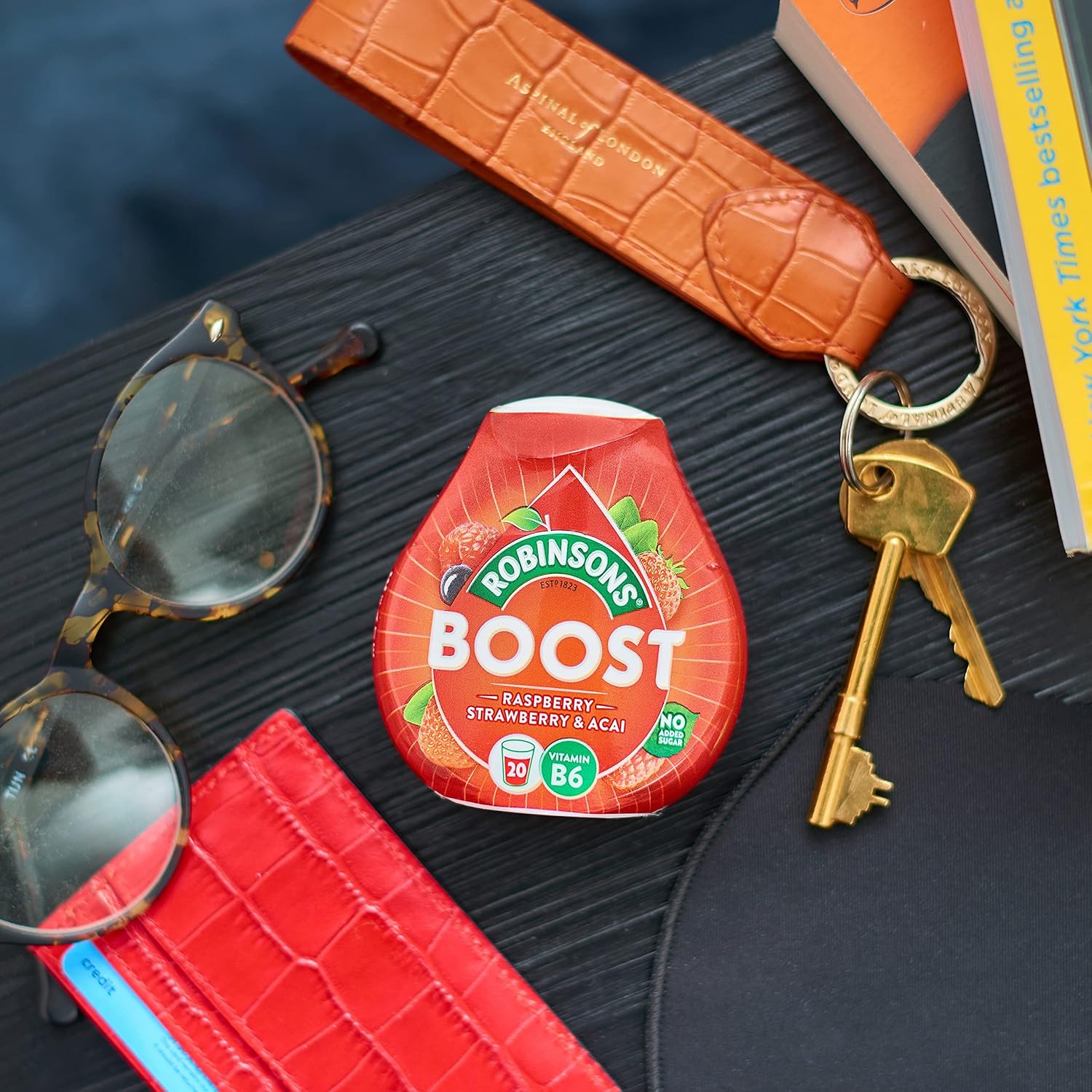 Robinsons Boost Benefit Drops Raspberry, Strawberry & Acai with Vitamin B6 – No Added Sugar Squash Concentrate 8