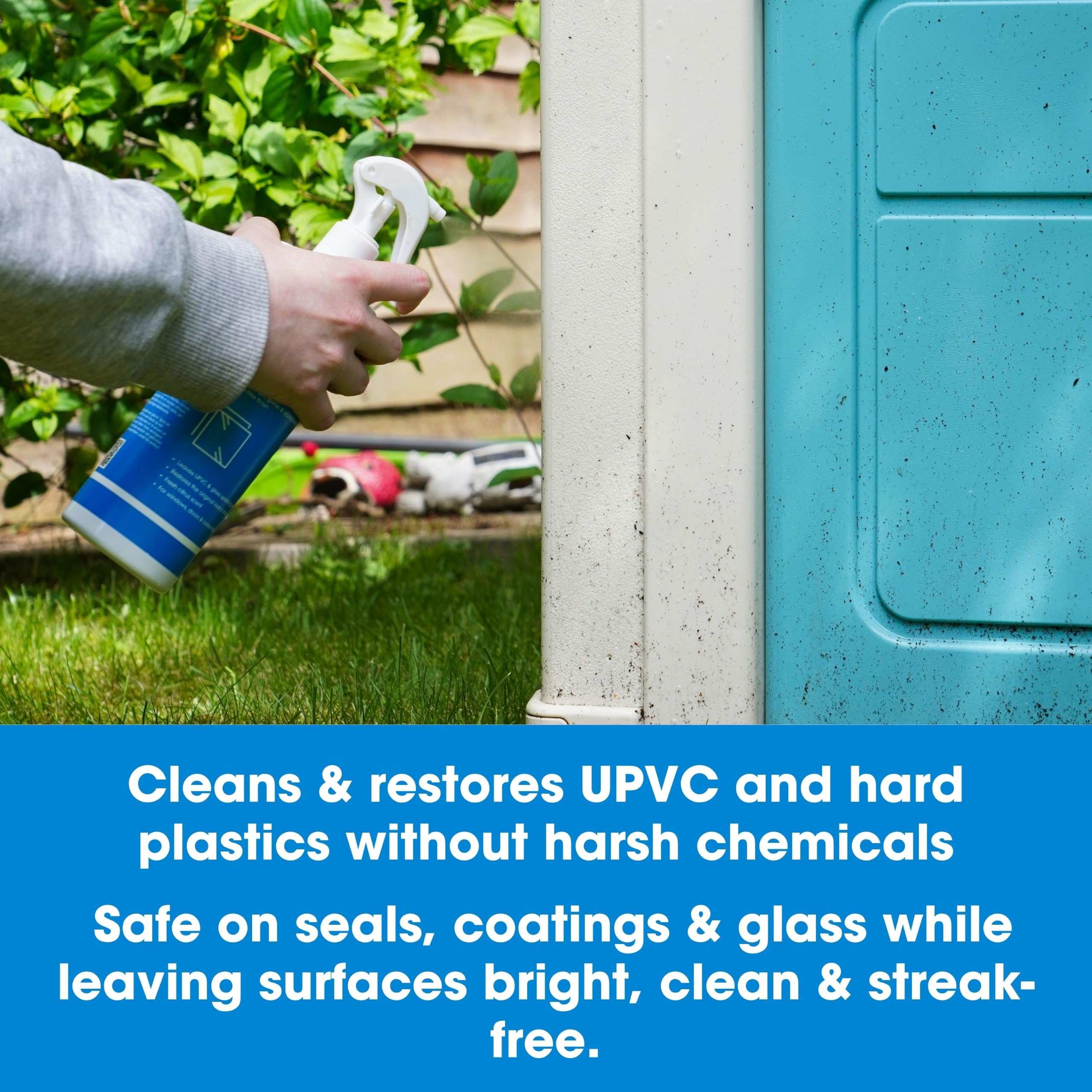 Furniture Clinic UPVC Cleaner & Restorer - 500 ml Liquid for Doors, Window Frames, and Hard Plastics 5
