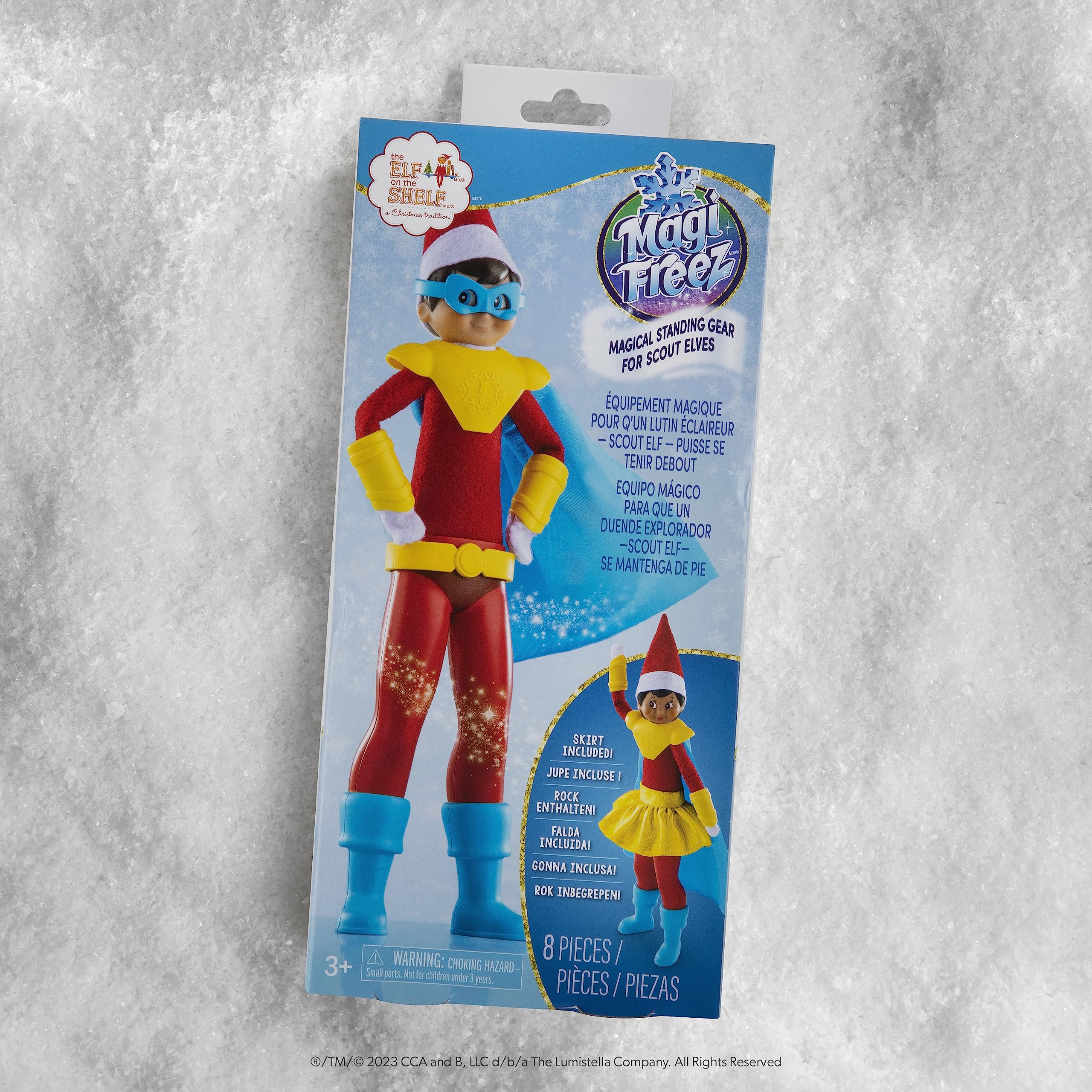 MagiFreez Polar Power Hero Costume - Gold Superhero Outfit for Scout Elf 13