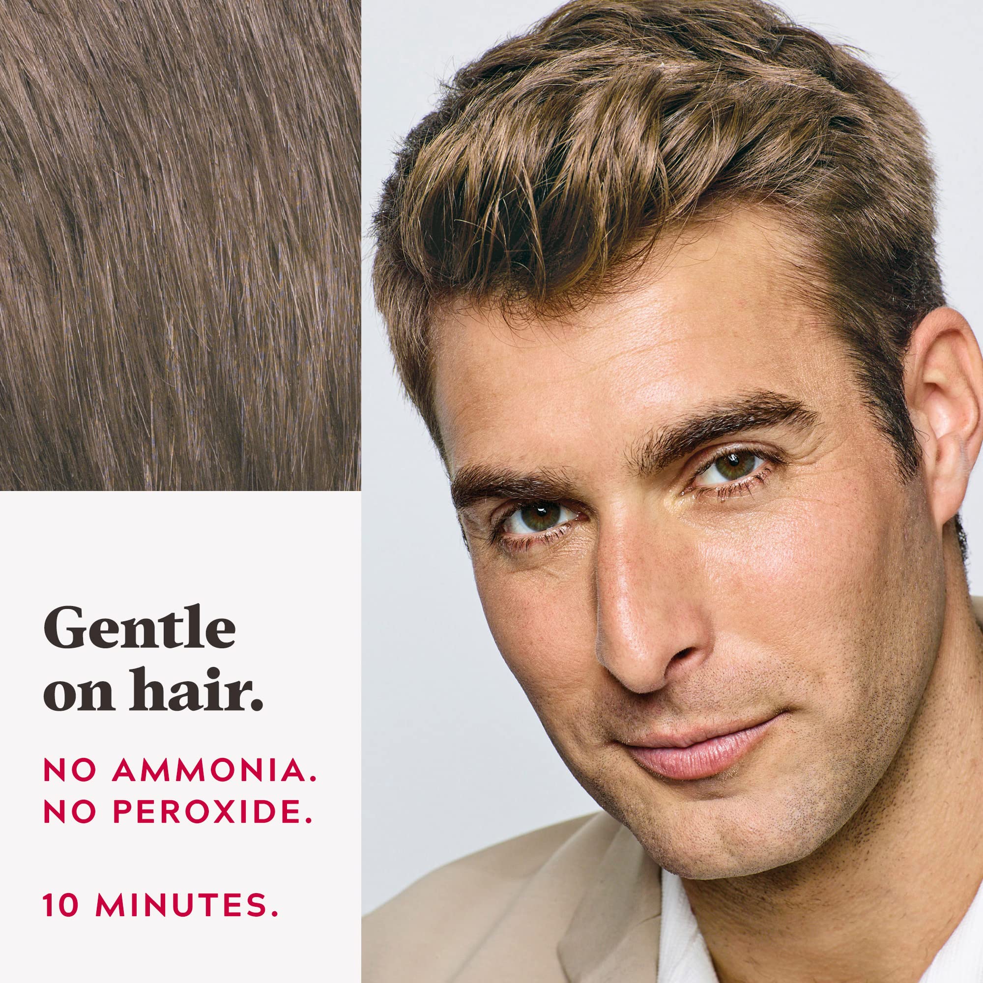 Just For Men Ultra Light Brown Hair Colour Dye - Comb-In Applicator, Ammonia & Peroxide Free (A25) 6
