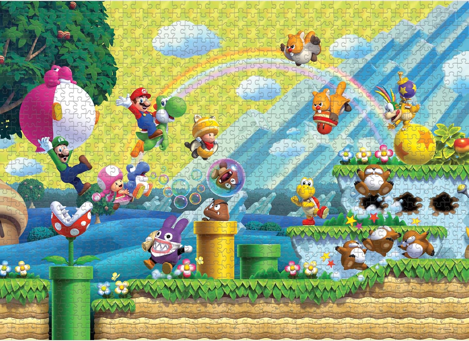 Super Mario "Chaos & Fun" 1,000 Piece Jigsaw Puzzle - Nintendo Switch Edition 8