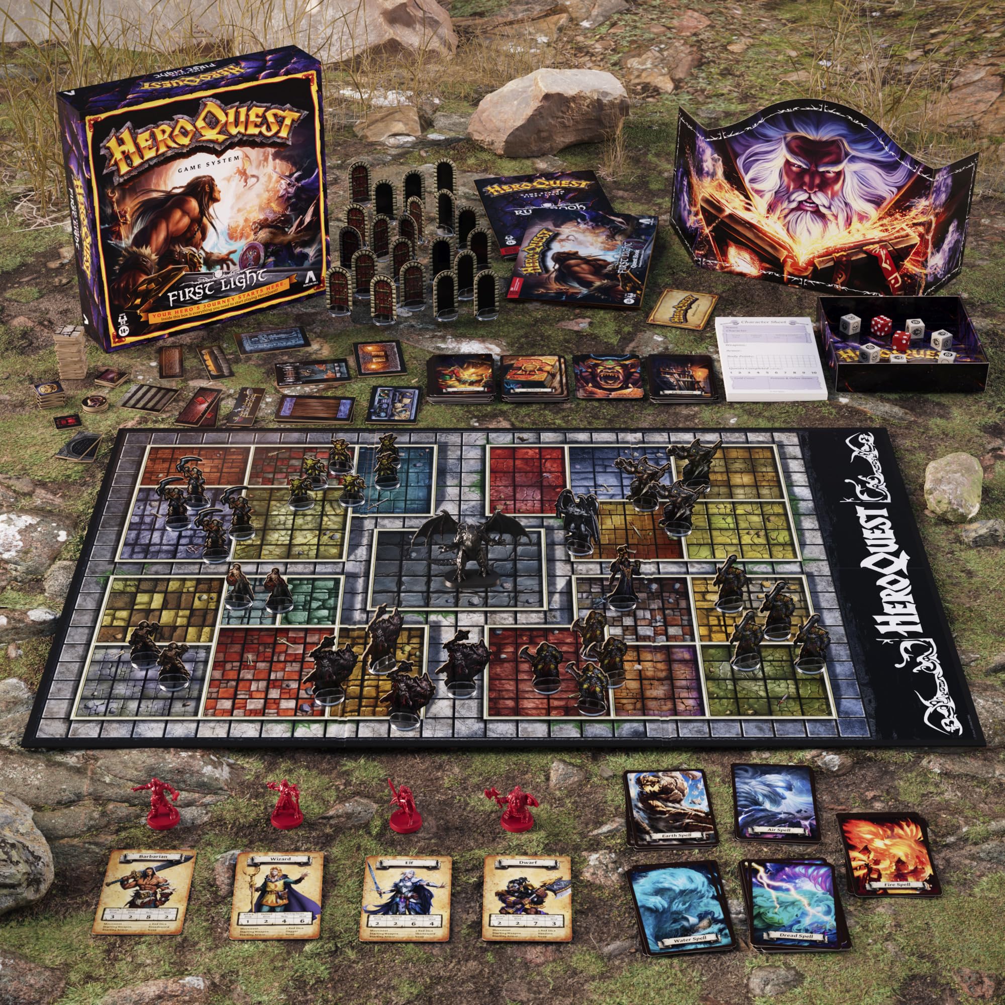 Avalon Hill HeroQuest First Light Game System Board Game - English Version 6