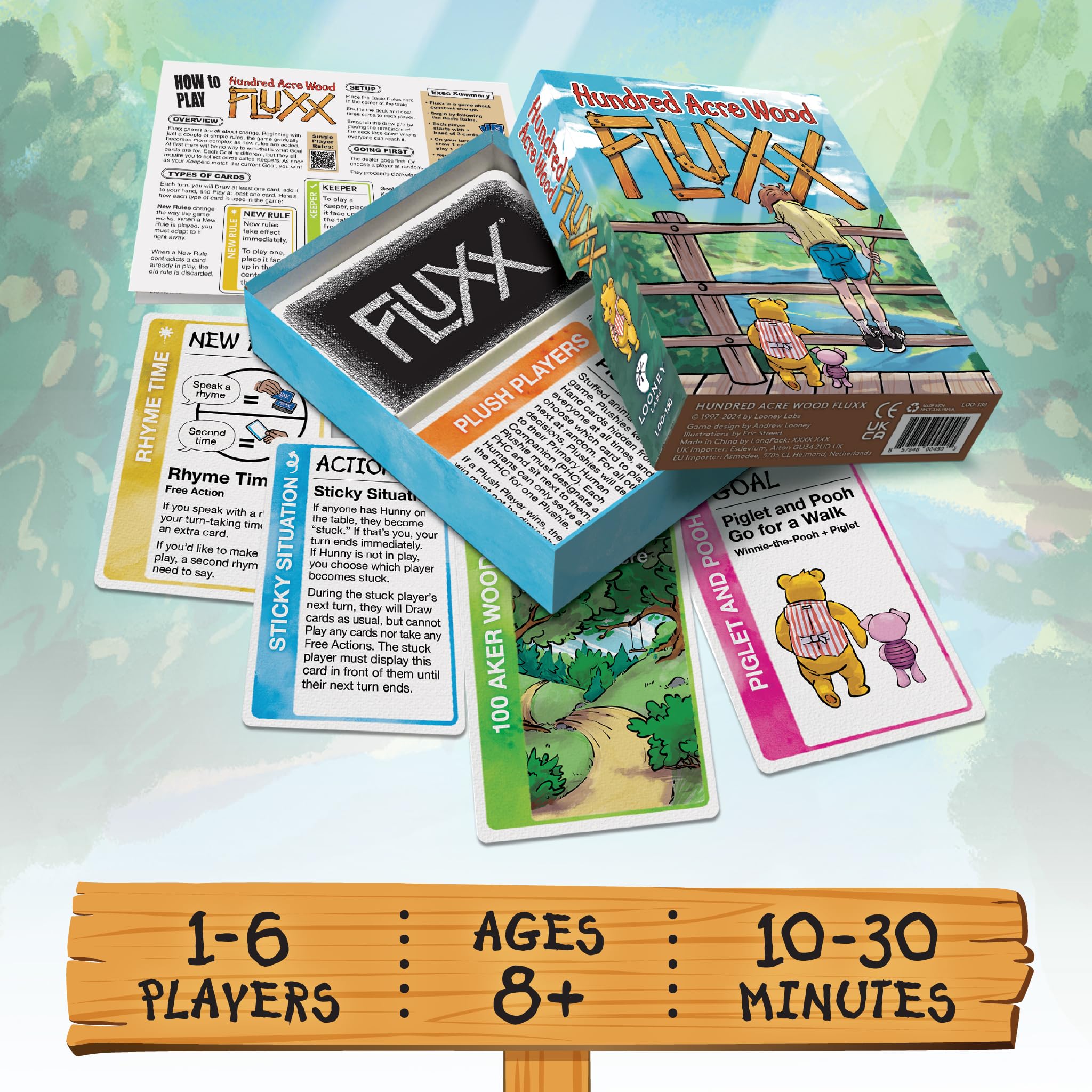 Looney Labs Hundred Acre Woods Fluxx Card Game | Ever-Changing Gameplay | Ages 8+ 2