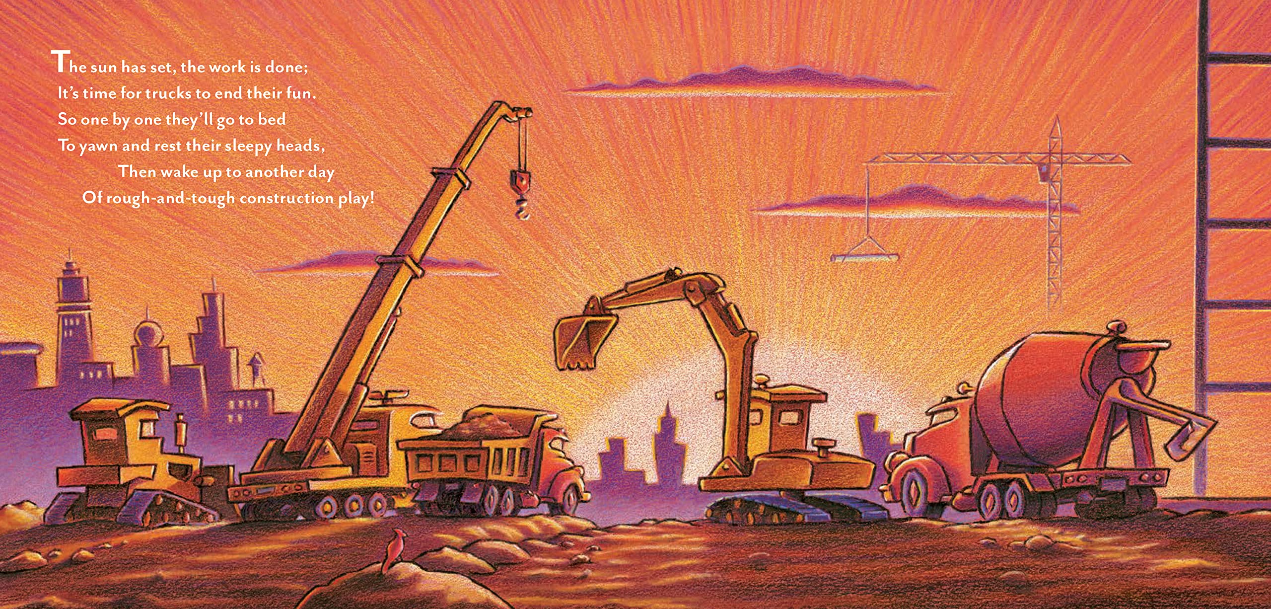 Chronicle Books Goodnight, Goodnight Construction Site - Board Book for Toddlers | Picture Book 7