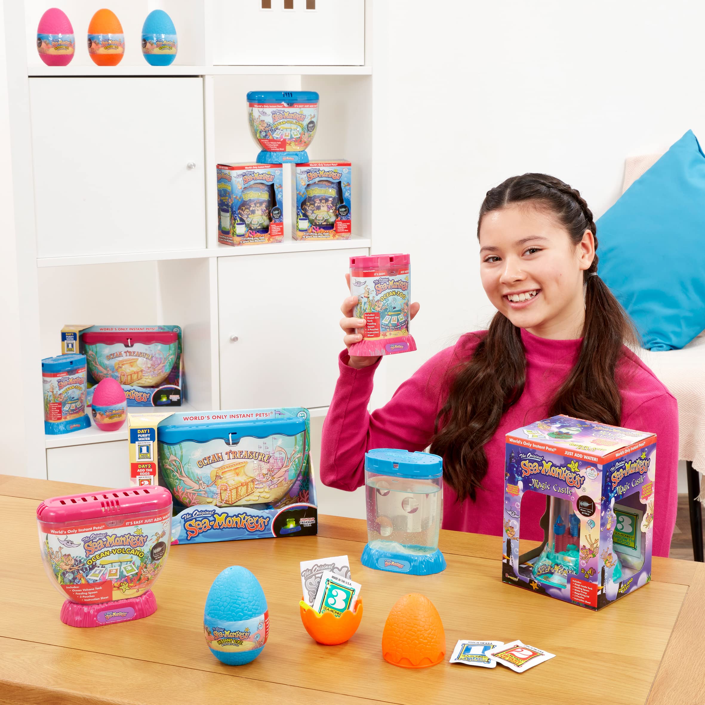 Sea Monkeys On Mars - Grow Your Own Sci-Fi Pets Science Kit for Kids 6+ 7