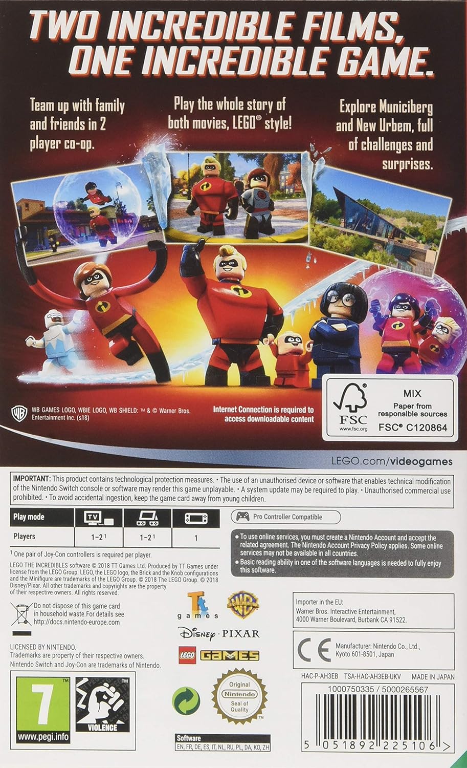 LEGO The Incredibles - Nintendo Switch 3