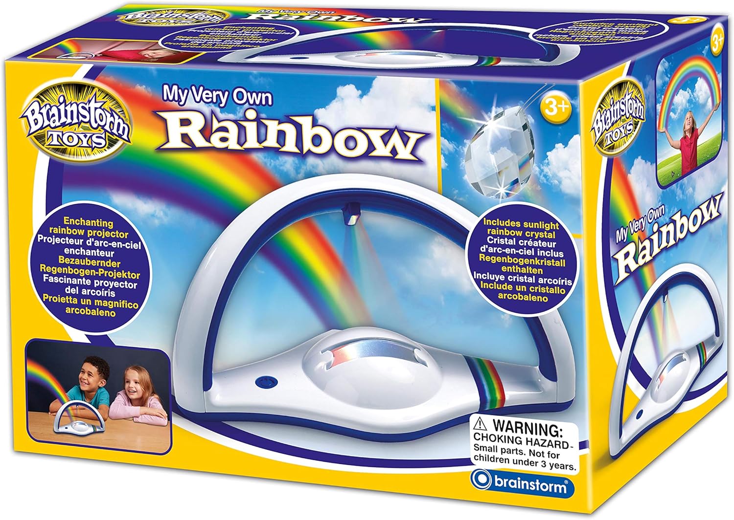My Very Own Rainbow Projector Nightlight - LED Rainbow Light with Sunlight Crystal & Auto Shut-Off 1