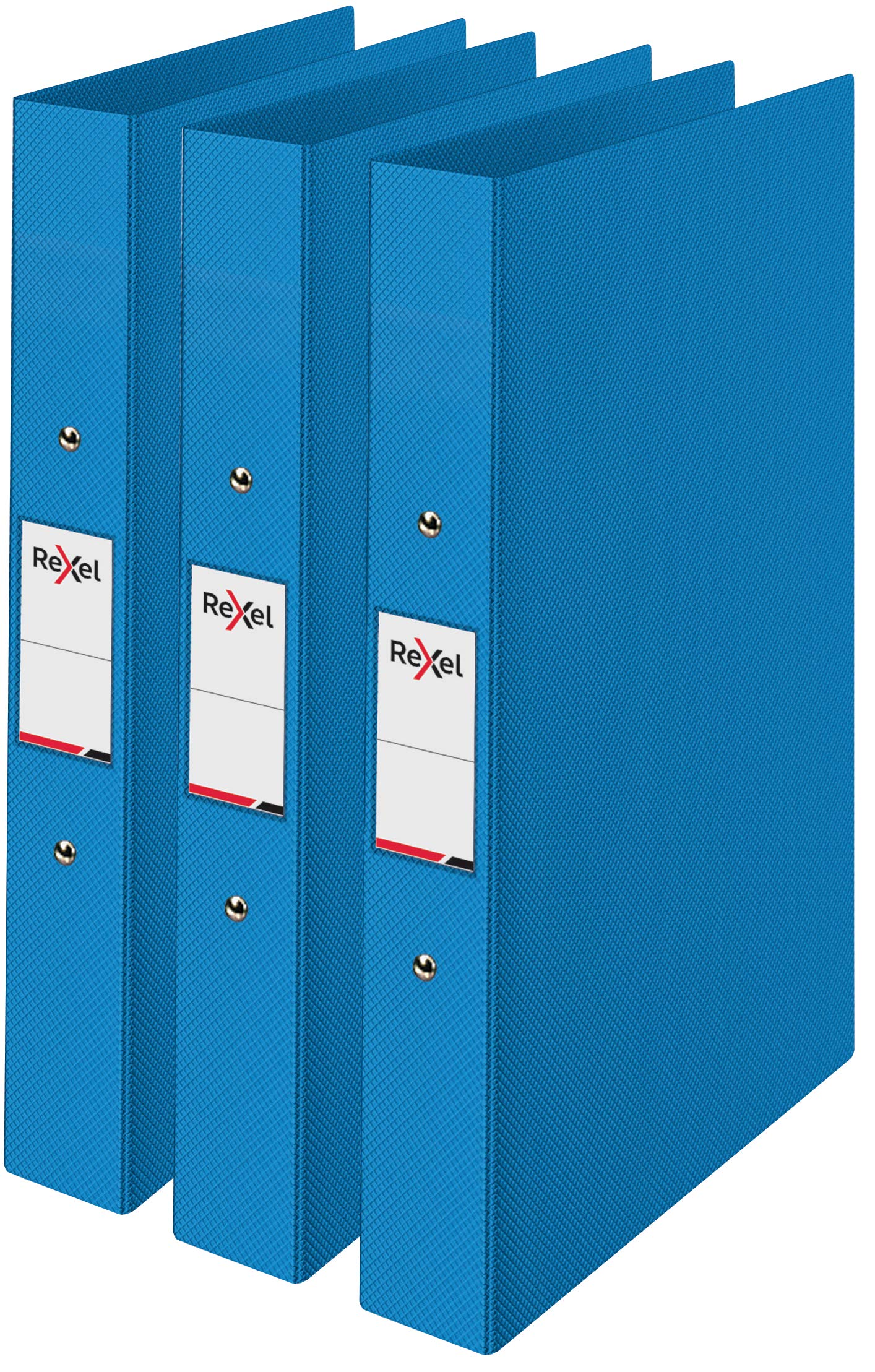 Rexel Choices A4 O-Ring Binder - 25mm Slim Spine | 190 Sheet Capacity | Blue Polypropylene