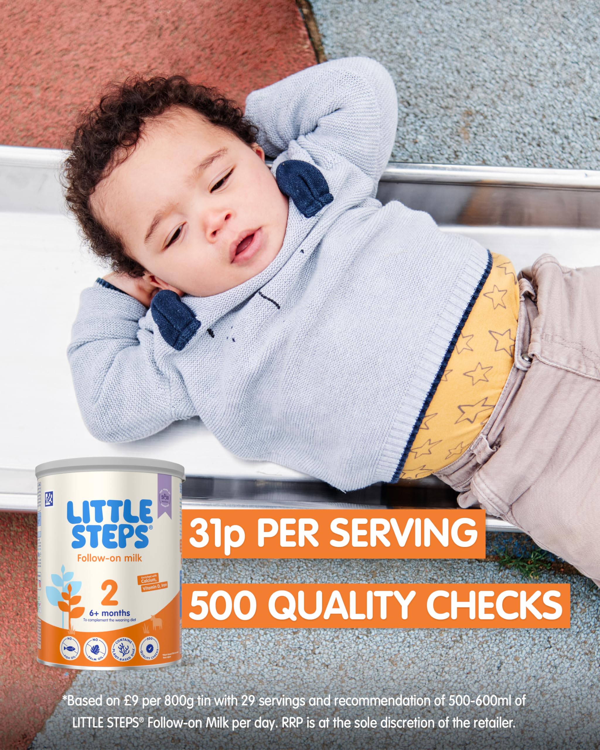 LITTLE STEPS Stage 2 Follow-on Baby Milk Formula Powder - From 6-12 Months, 800g 4