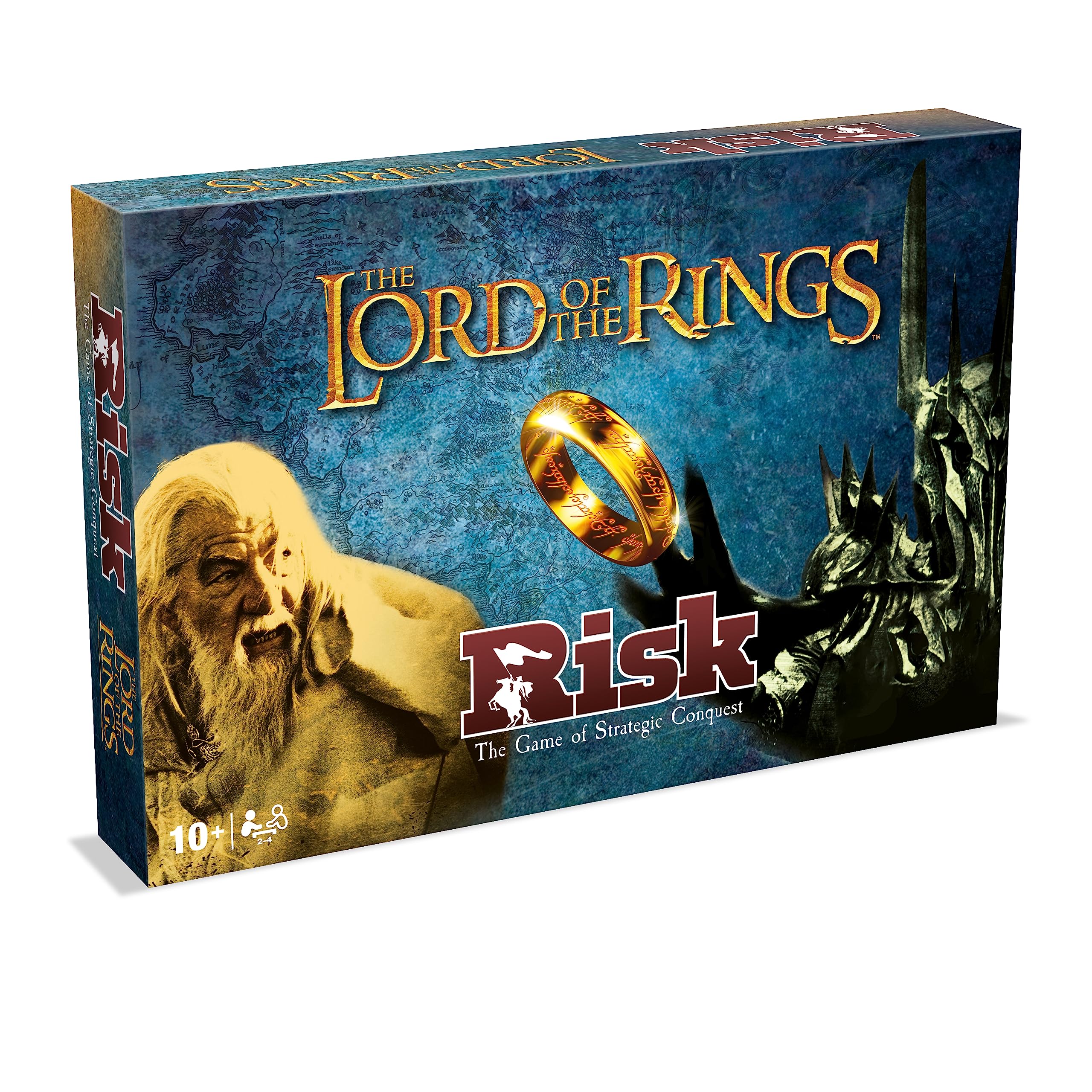 Winning Moves Lord of the Rings RISK Strategy Board Game - Classic Edition, 2-4 Players, Ages 18+