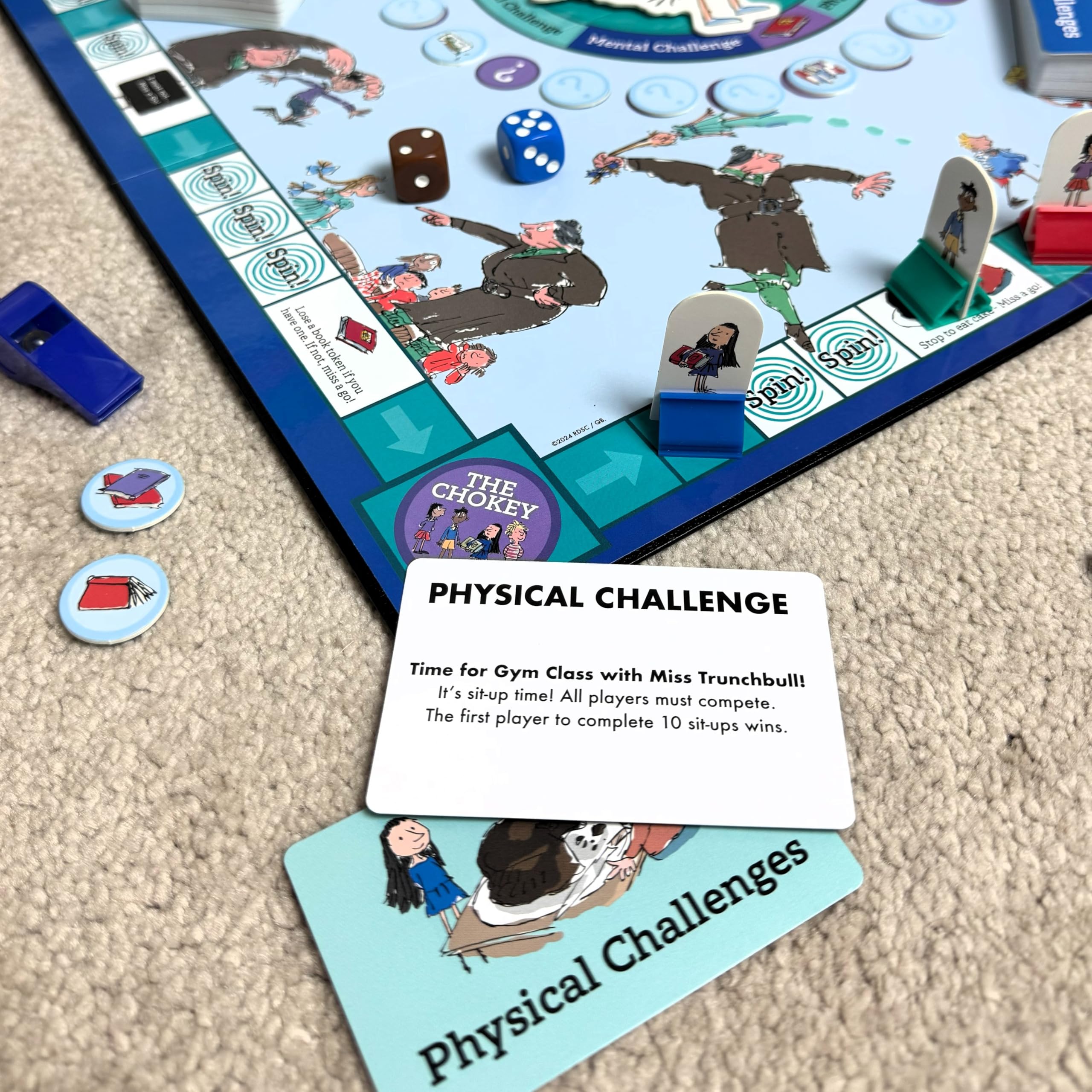 Roald Dahl Matilda The Extraordinary Challenges Board Game, Family Board Game for 2-4 Players 5