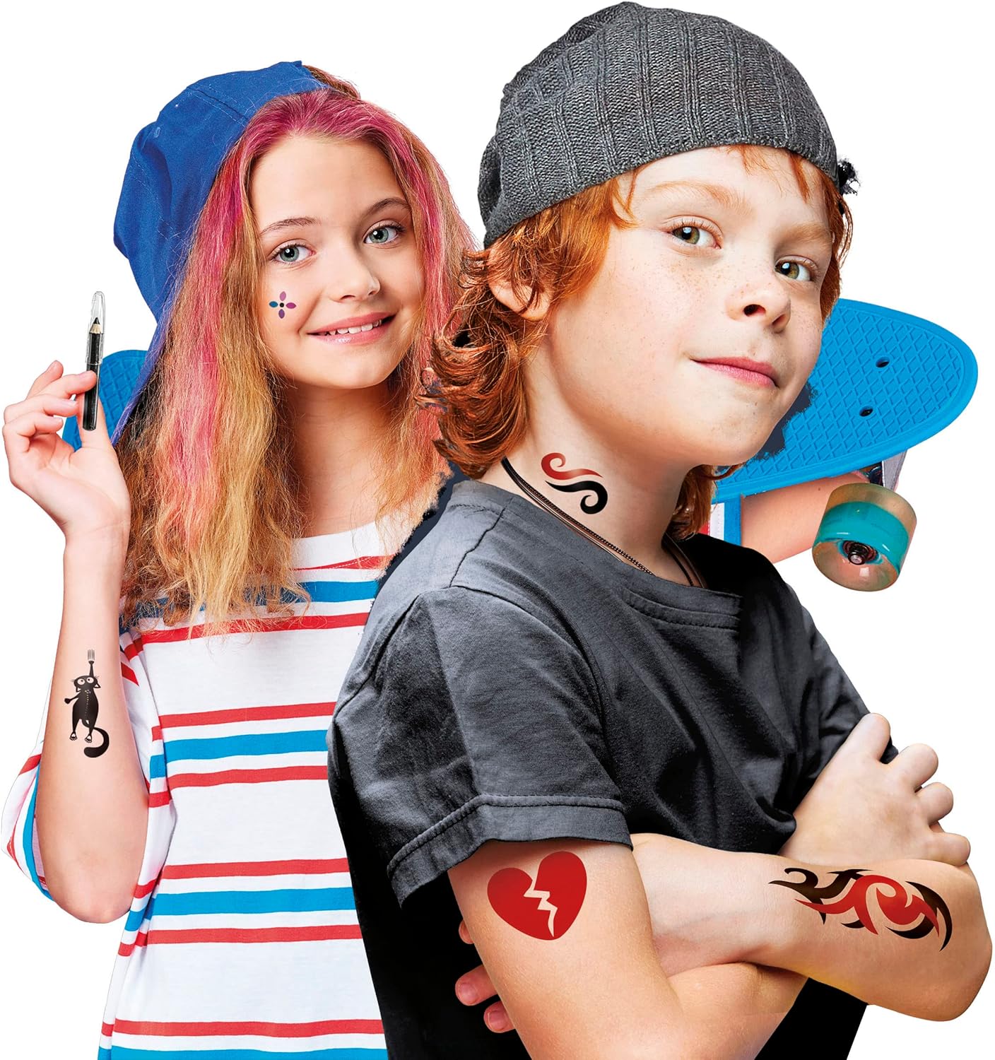 Clementoni Science & Play Fun Art-Tattoo Kit - Educational Arts & Crafts Set for Kids 8-12 5