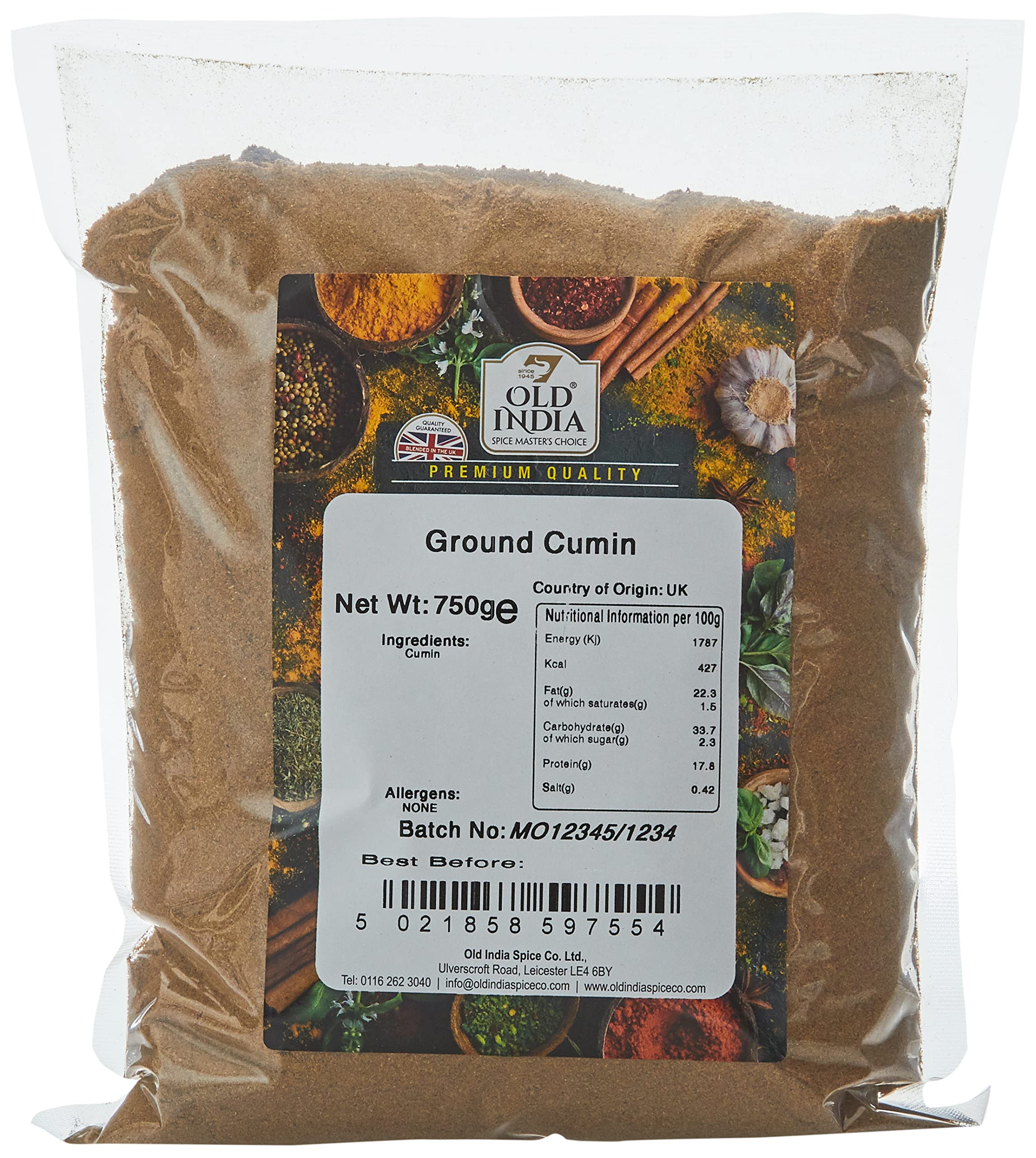 Old India Ground Cumin 750g 4