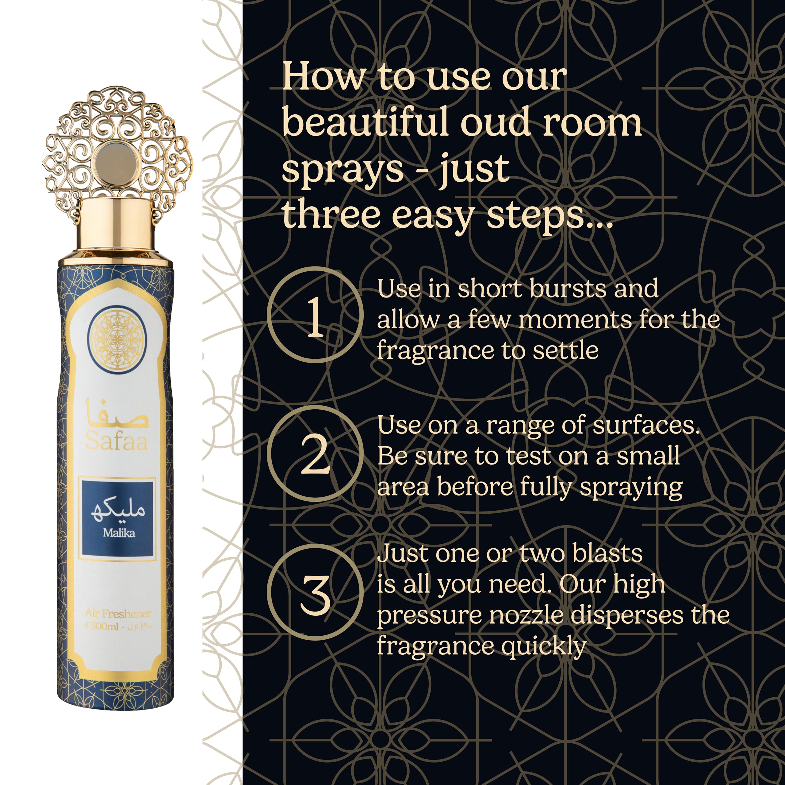 Designer Fragrances - Safaa 4 Pack Air Freshener Bundle (300ml x 4 Cans) 5