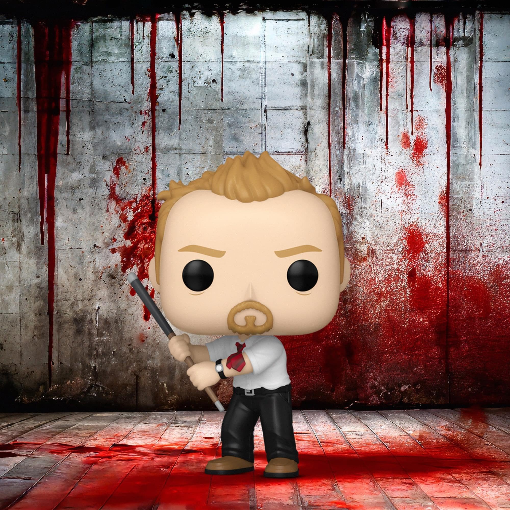 Funko Pop! Movies: Shaun of the Dead - Shaun Vinyl Figure (84931) Rare Chase Variant 11