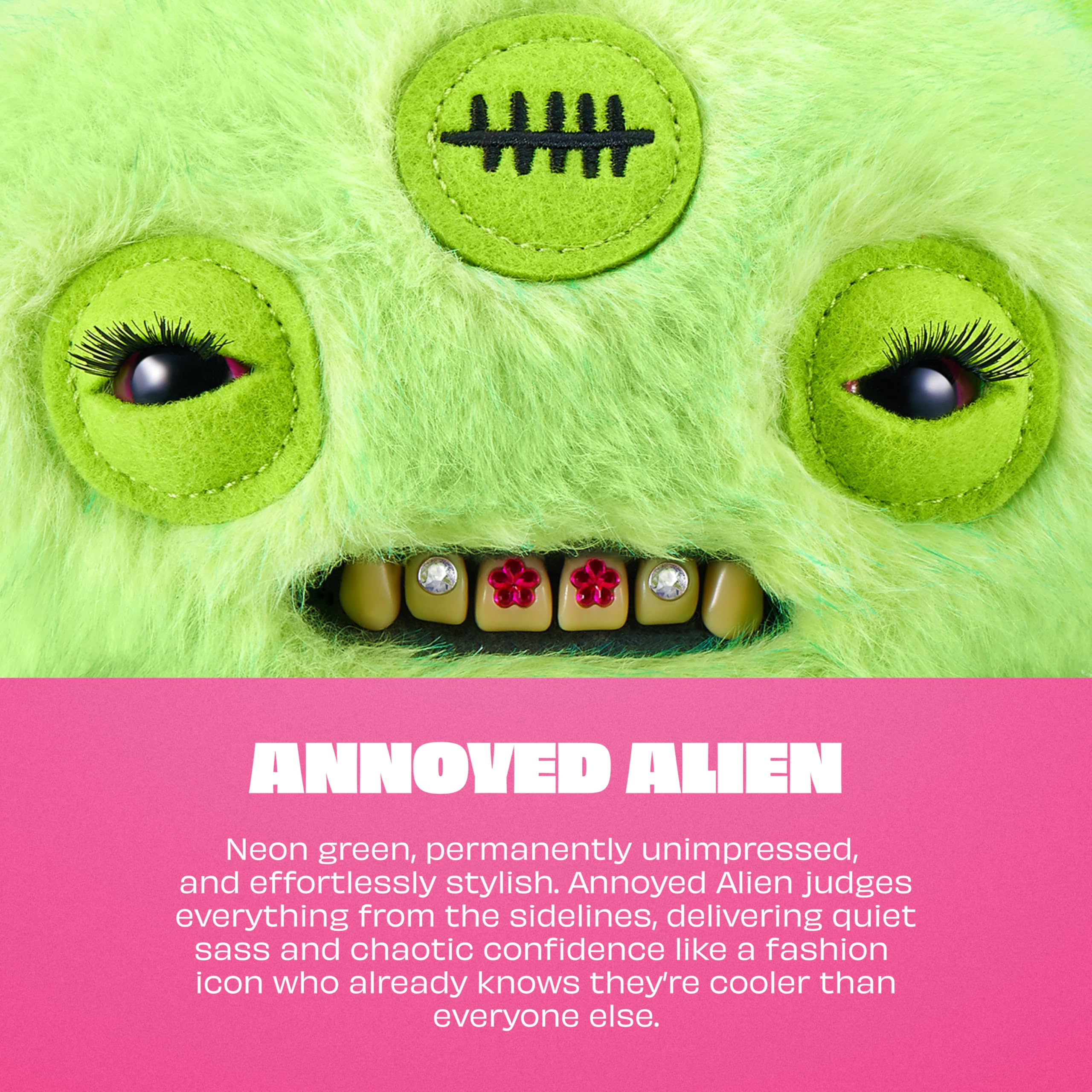 Fuggler Annoyed Alien Soft Doll - 9 Inch Plush Collectible Toy 3