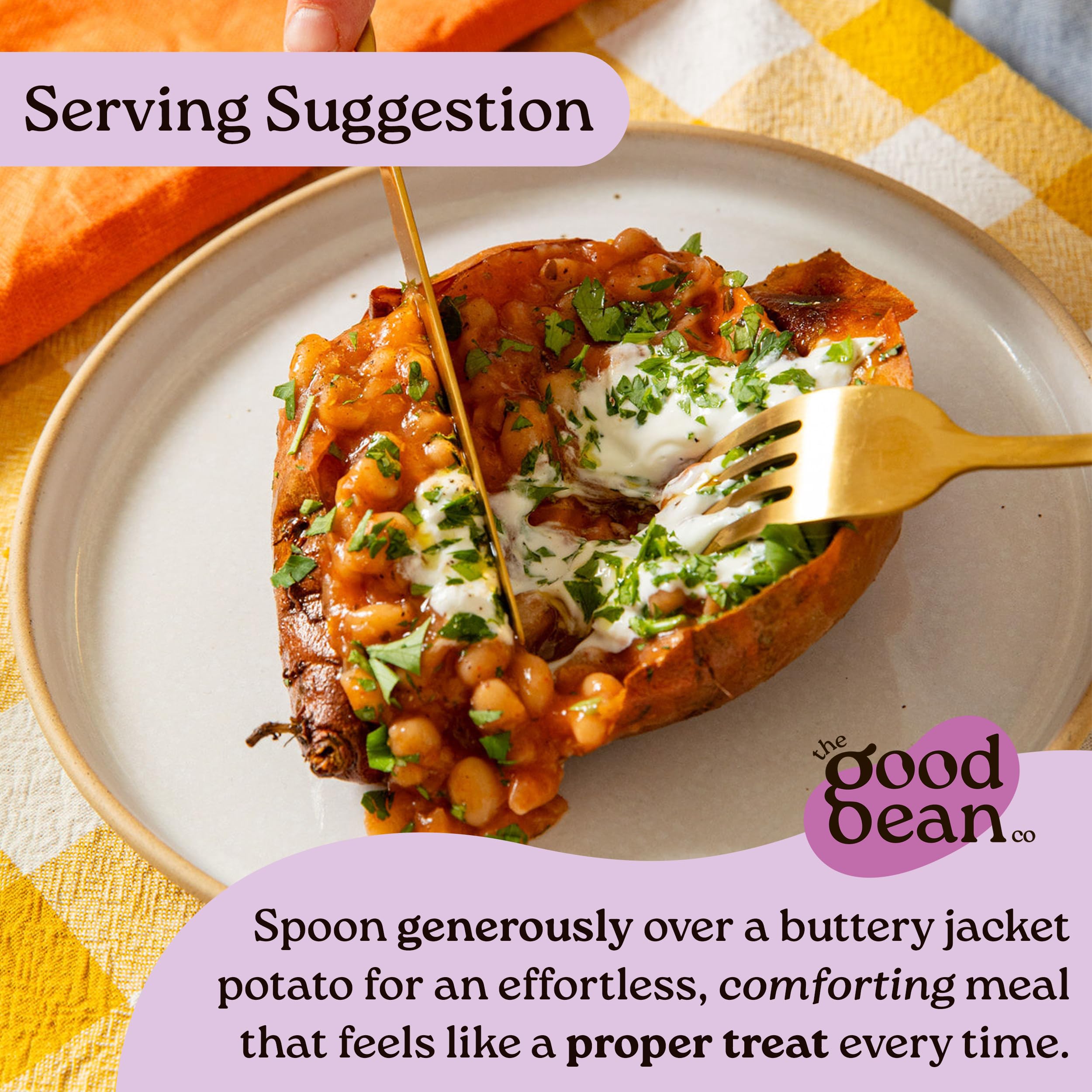 The Good Bean Co - Luxury Baked Beans Haricot Beans in Tomato Sauce 350g 7