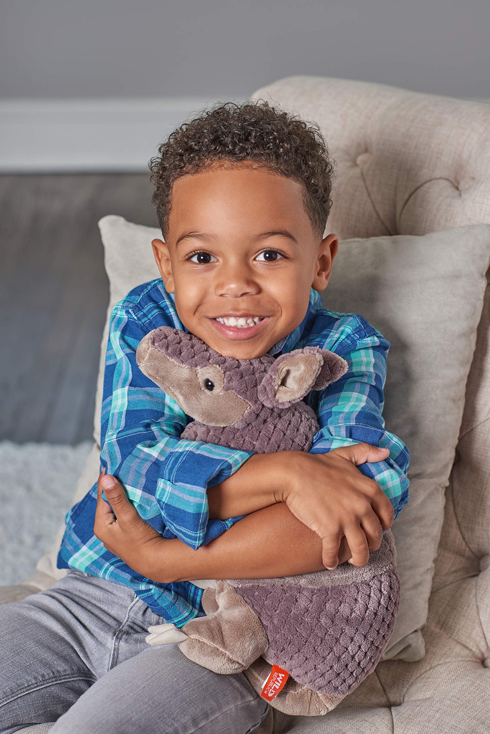 WILD REPUBLIC Cuddlekins Armadillo Plush Stuffed Animal - 12 Inches | Surface Washable | Realistic Detail 4