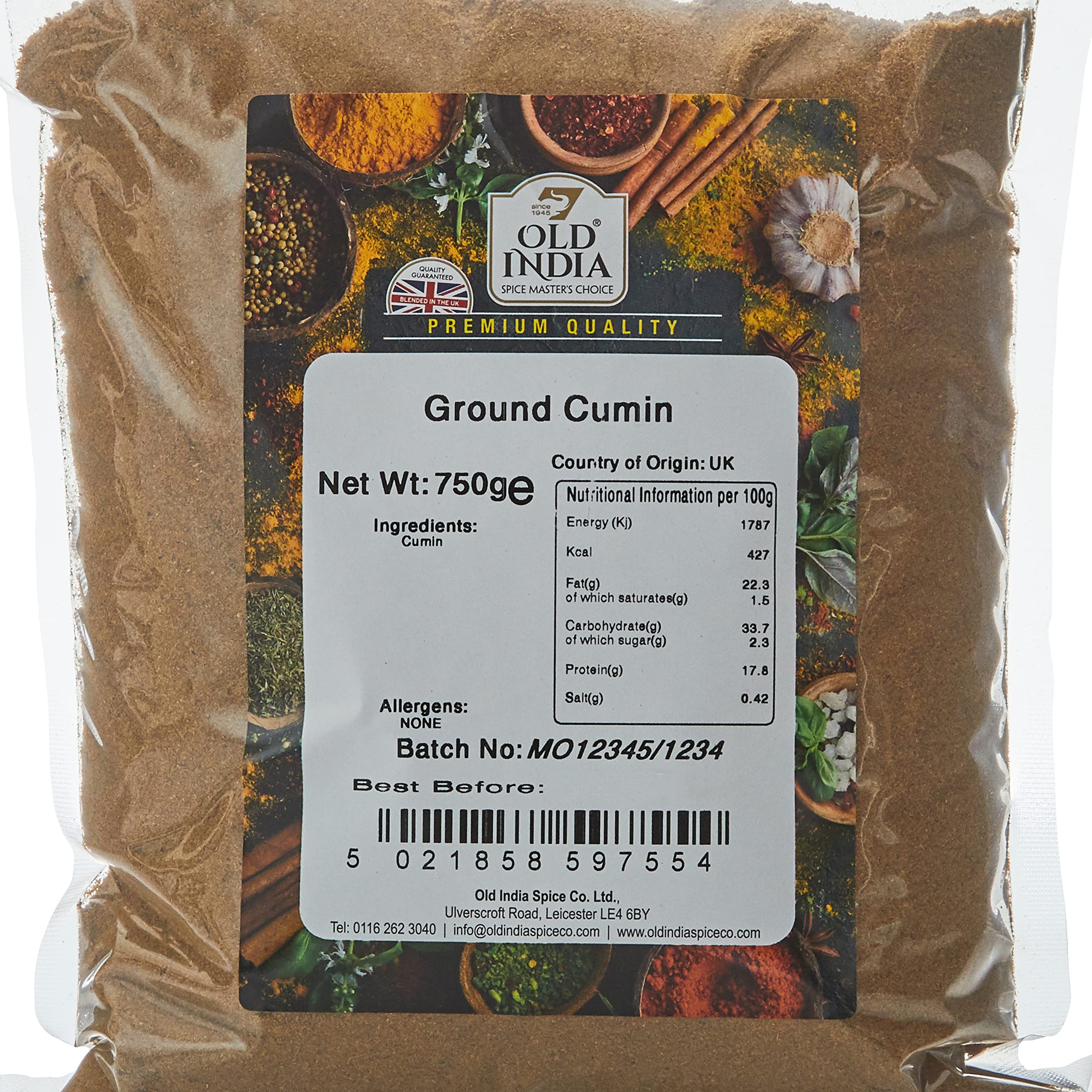 Old India Ground Cumin 750g 5