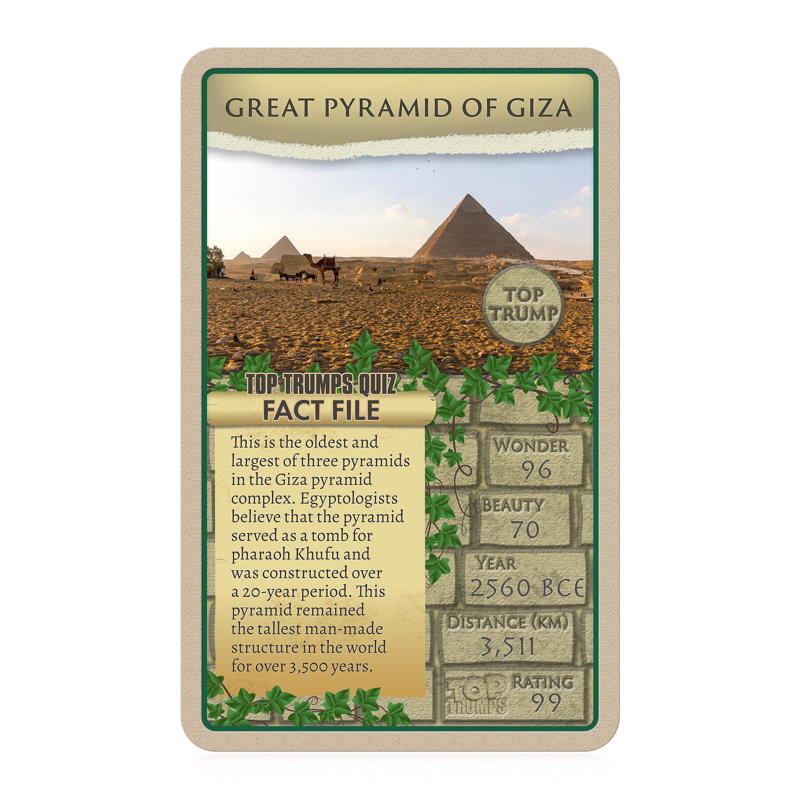Top Trumps Wonders of the Ancient World Classic Card Game - Educational, Portable, Ages 6+ 4