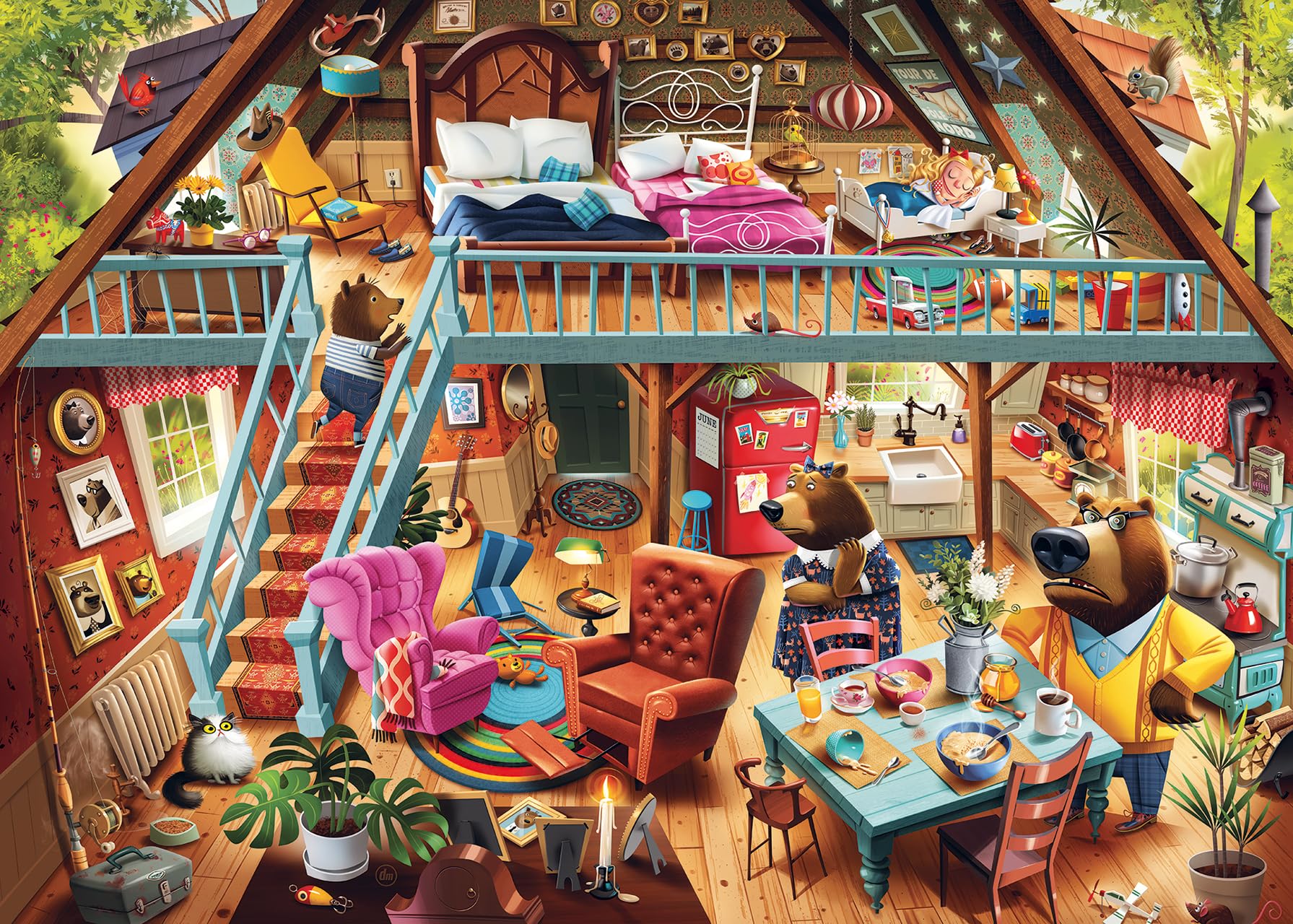 Ravensburger Goldilocks Gets Caught! Jigsaw Puzzle - 1000 Pieces | 70x50cm