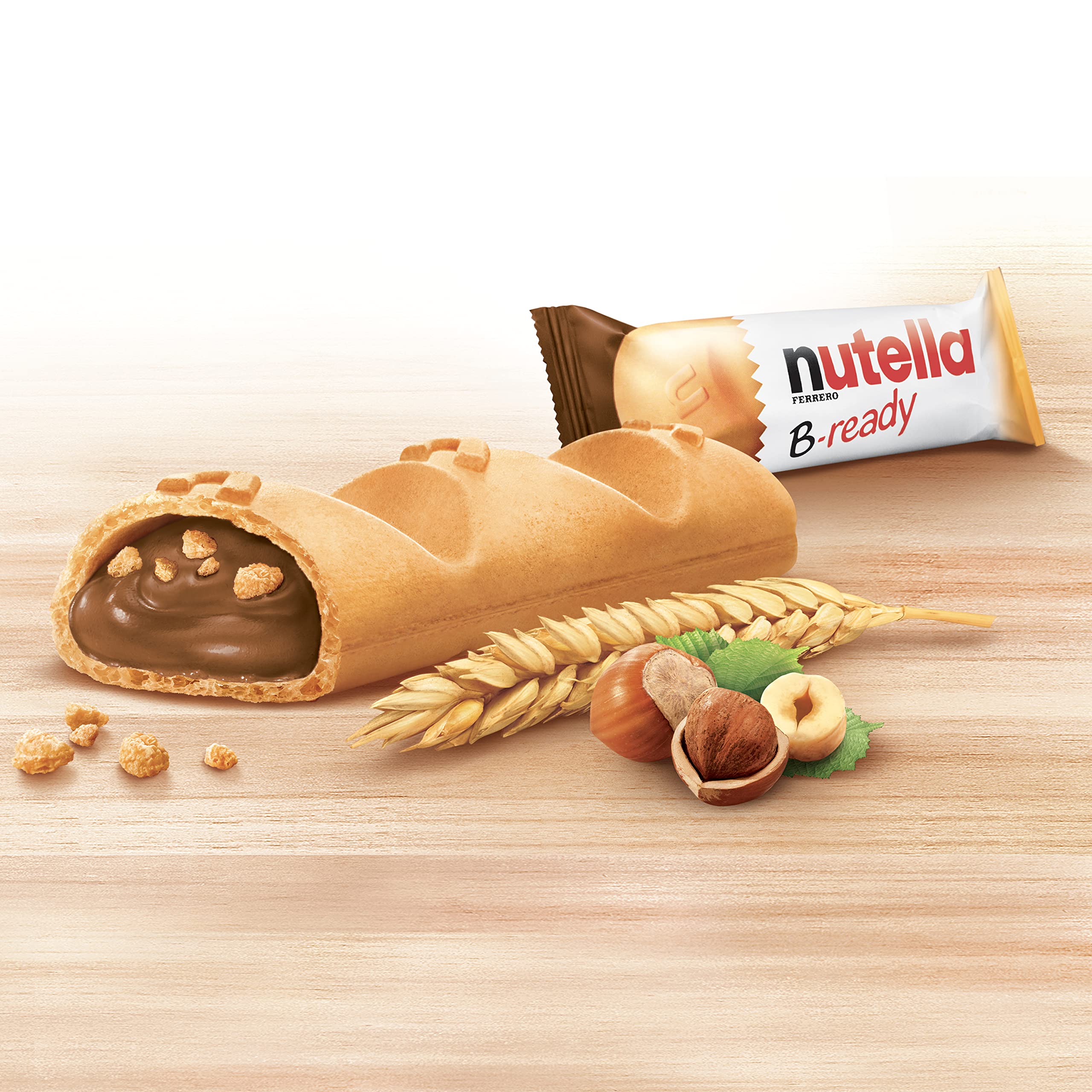 Nutella B-Ready Hazelnut Chocolate Biscuits, 22g, Pack of 36 Individually Wrapped Bars 7