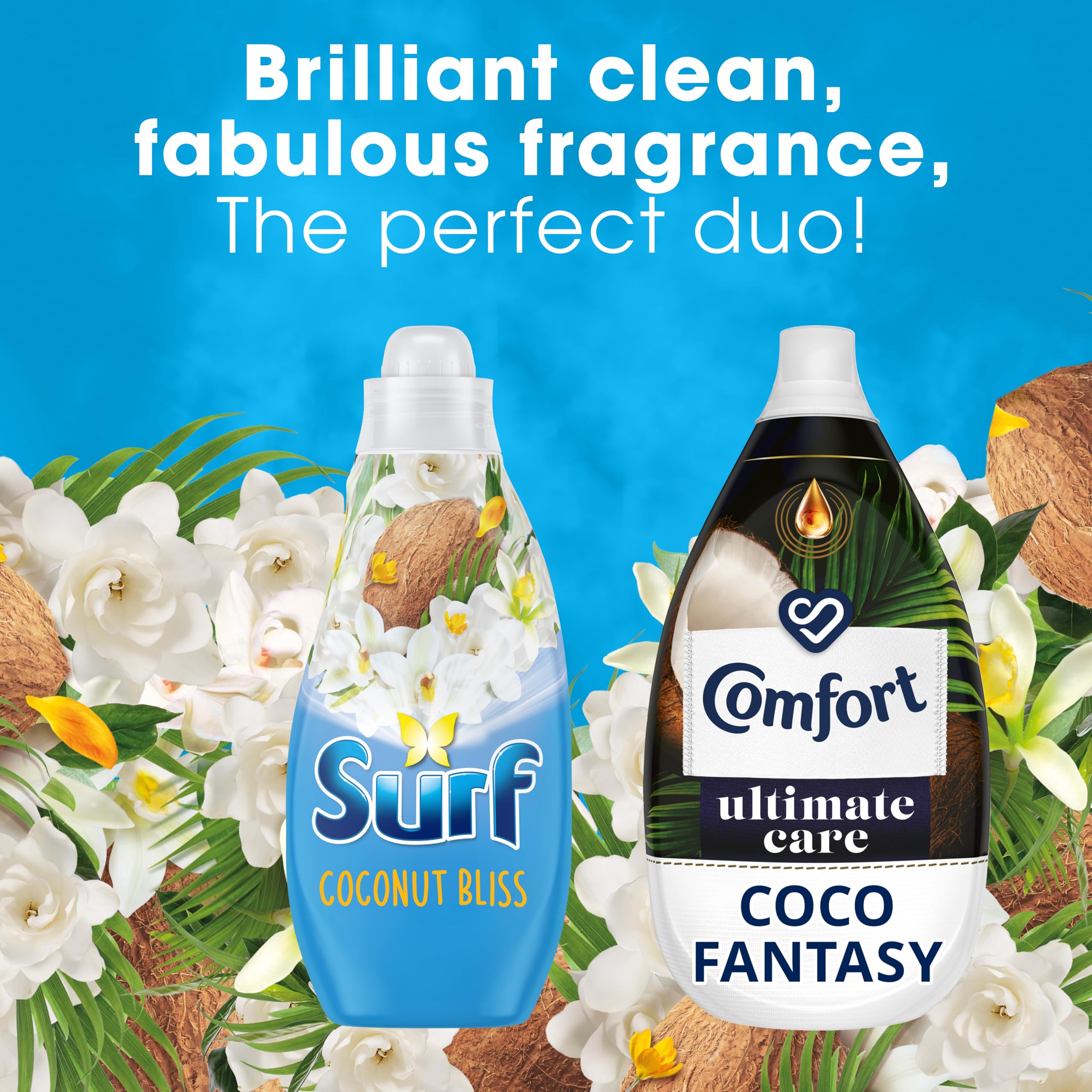 Surf - Coconut Bliss Laundry Washing Liquid Detergent (1.5L) 7